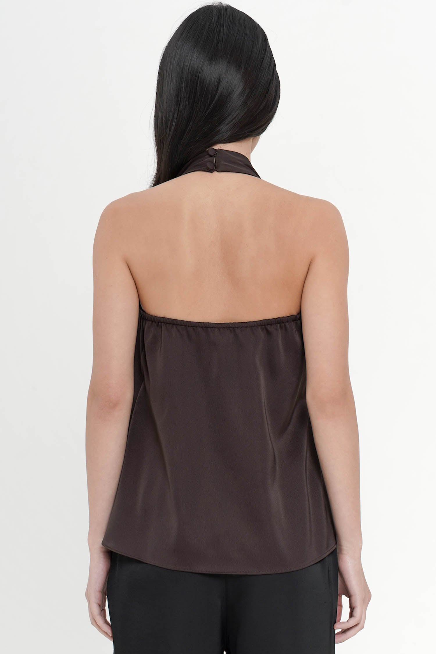 Cassis Asymmetrical Top In Espresso