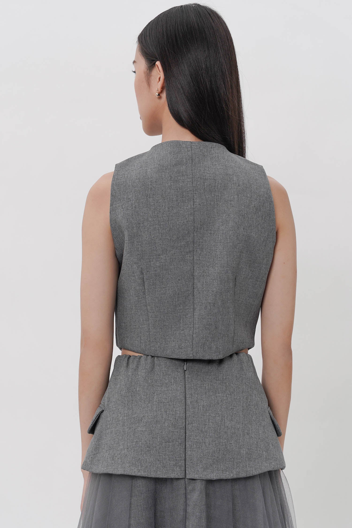 Liftia Vest In Dark Grey