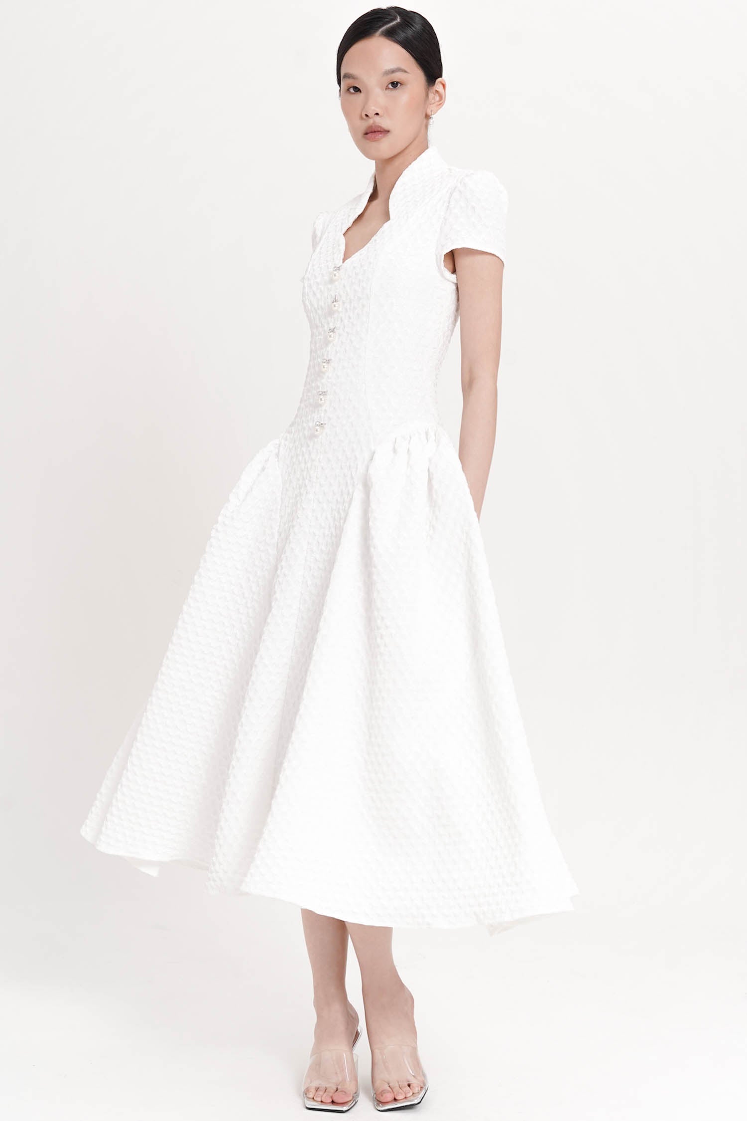 Faye Dress White