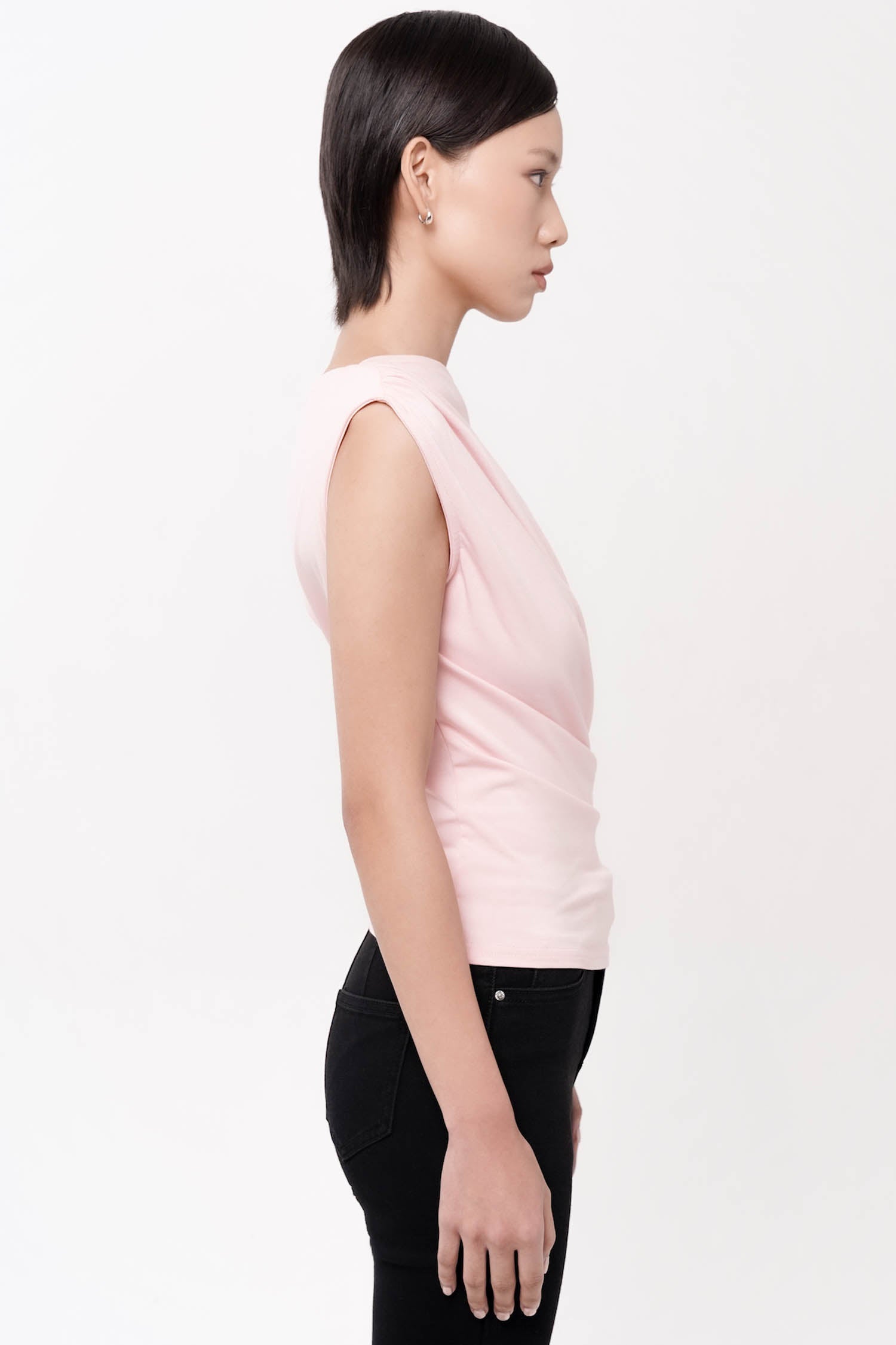 Merino Top In Pink