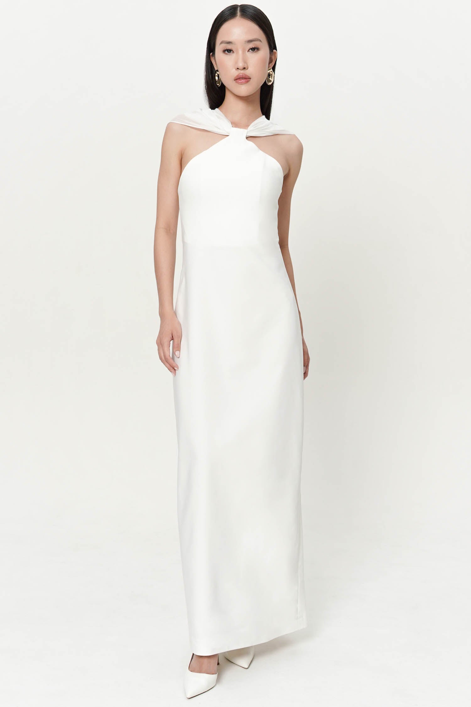 Mae Dress In White