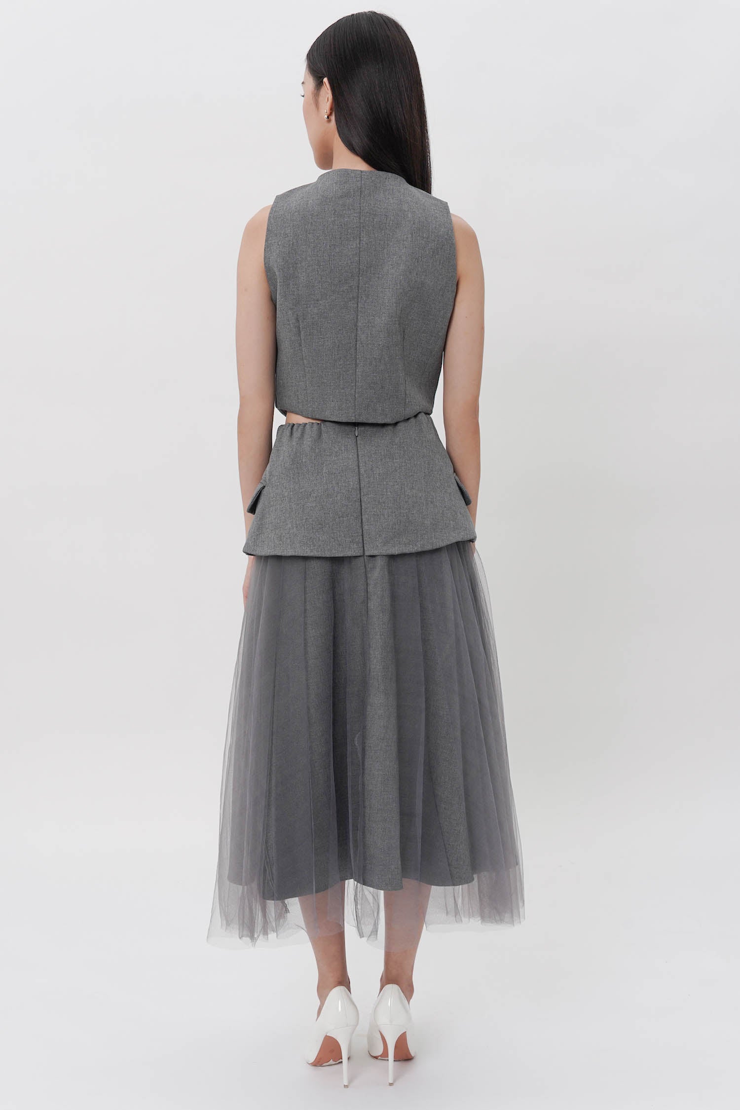 Jiva Skirt In Dark Grey