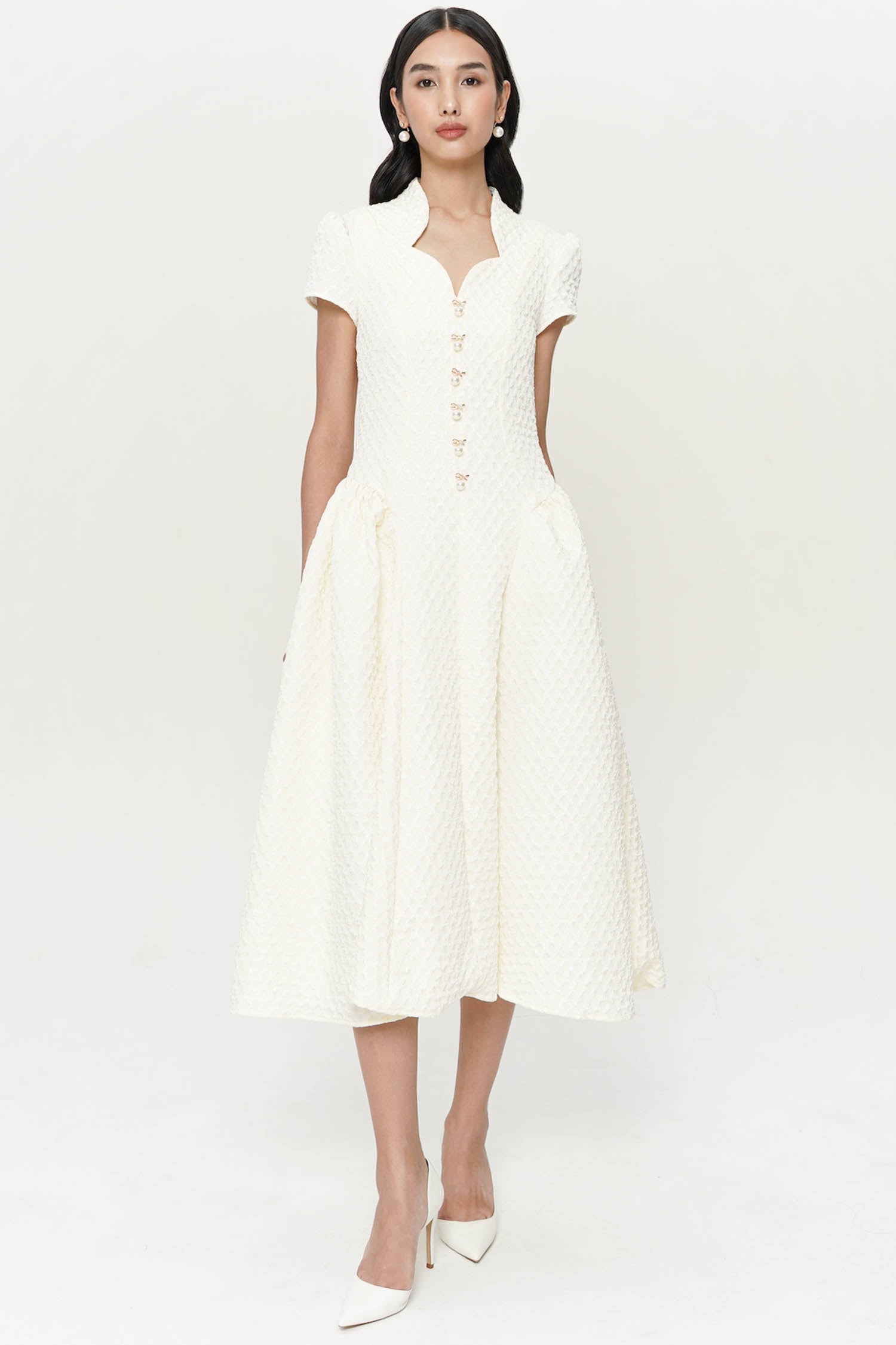 Faye Dress In Buttercream (BestSeller!)