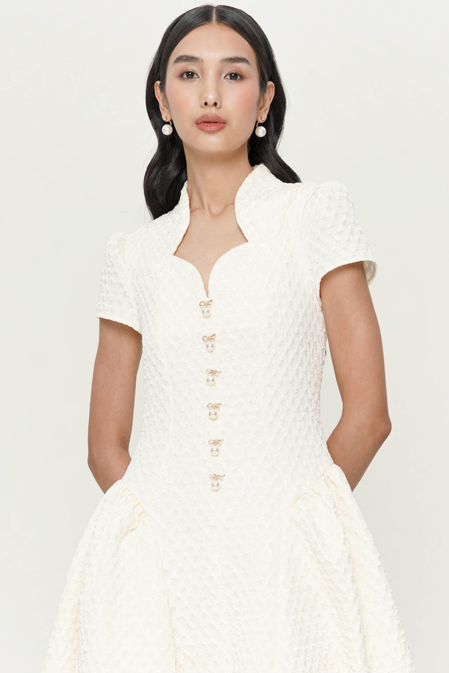 Faye Dress In Buttercream (BestSeller!)