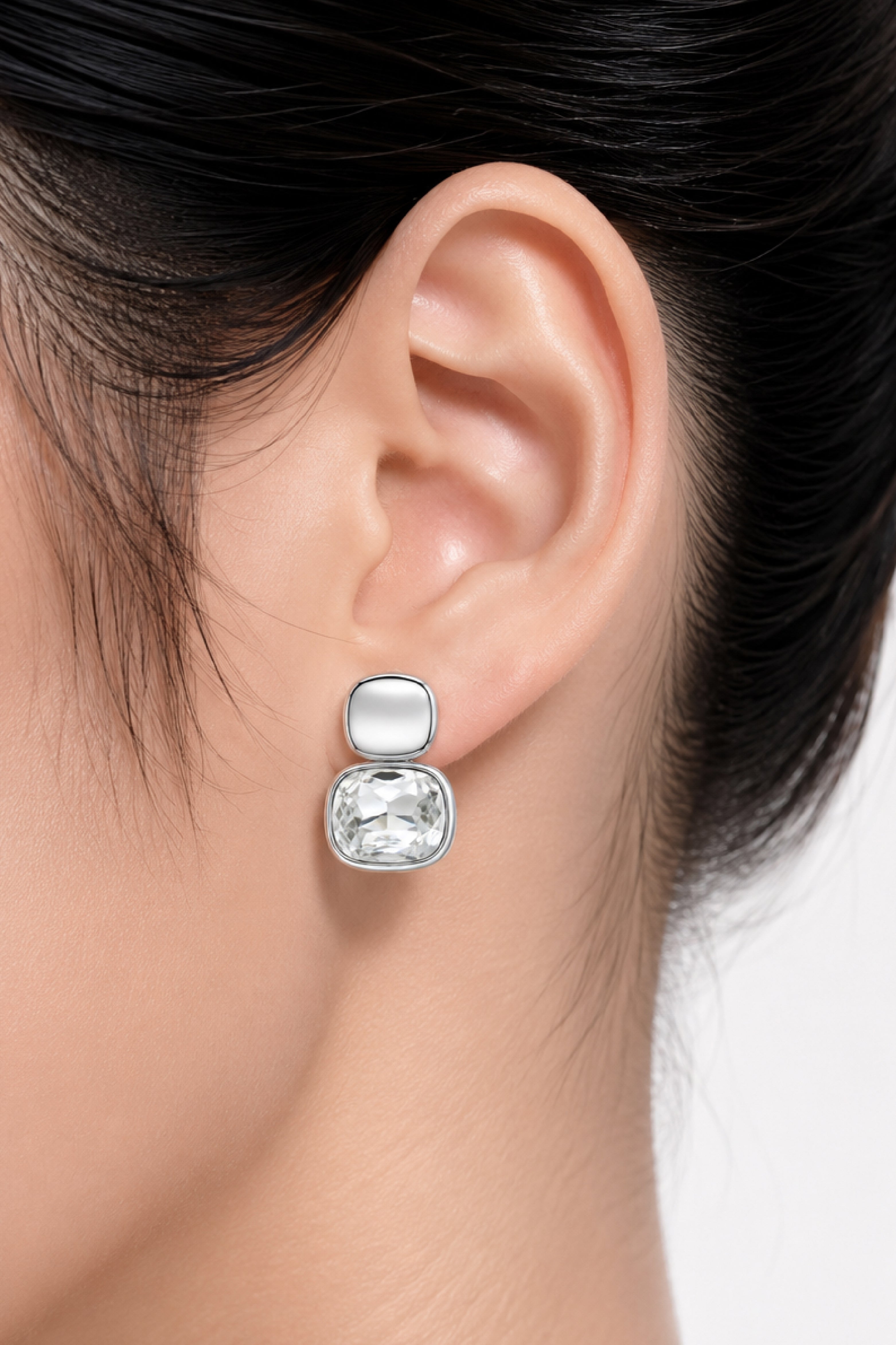 Esber Earrings In Silver