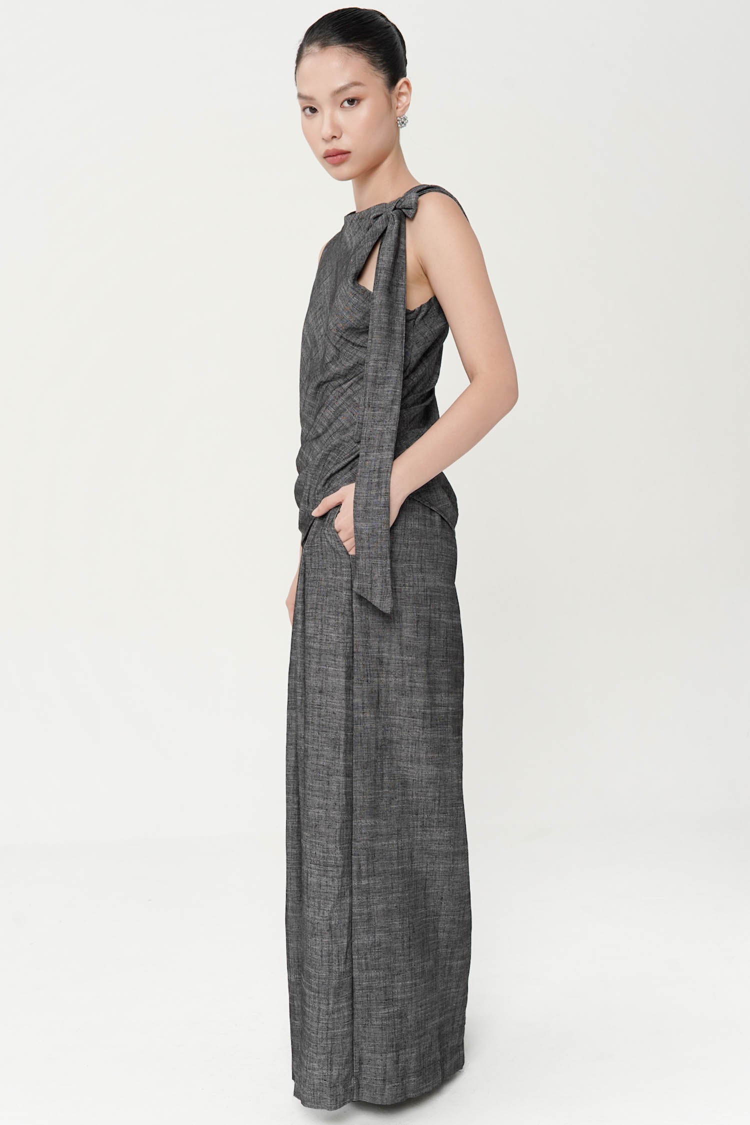 Gracey Trousers In Dark Grey