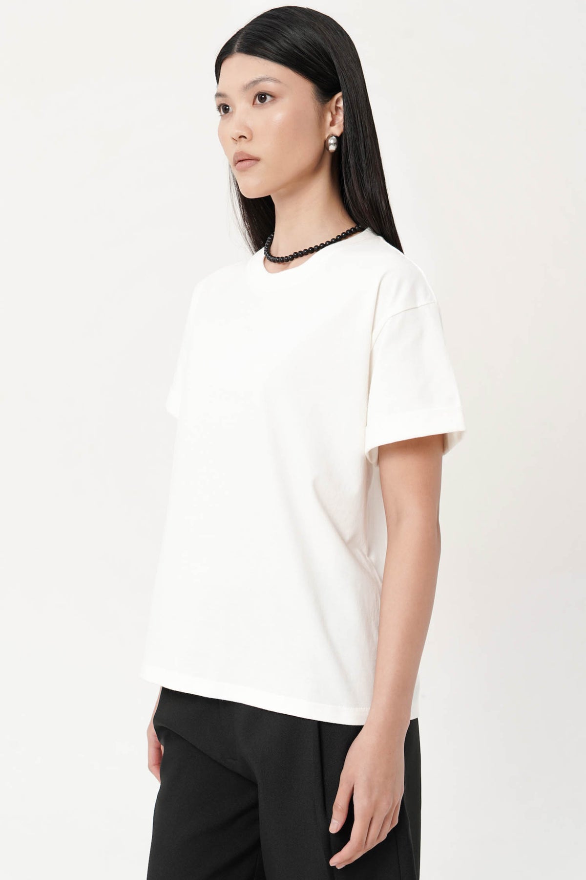 Keegan Boxy T-Shirt In White