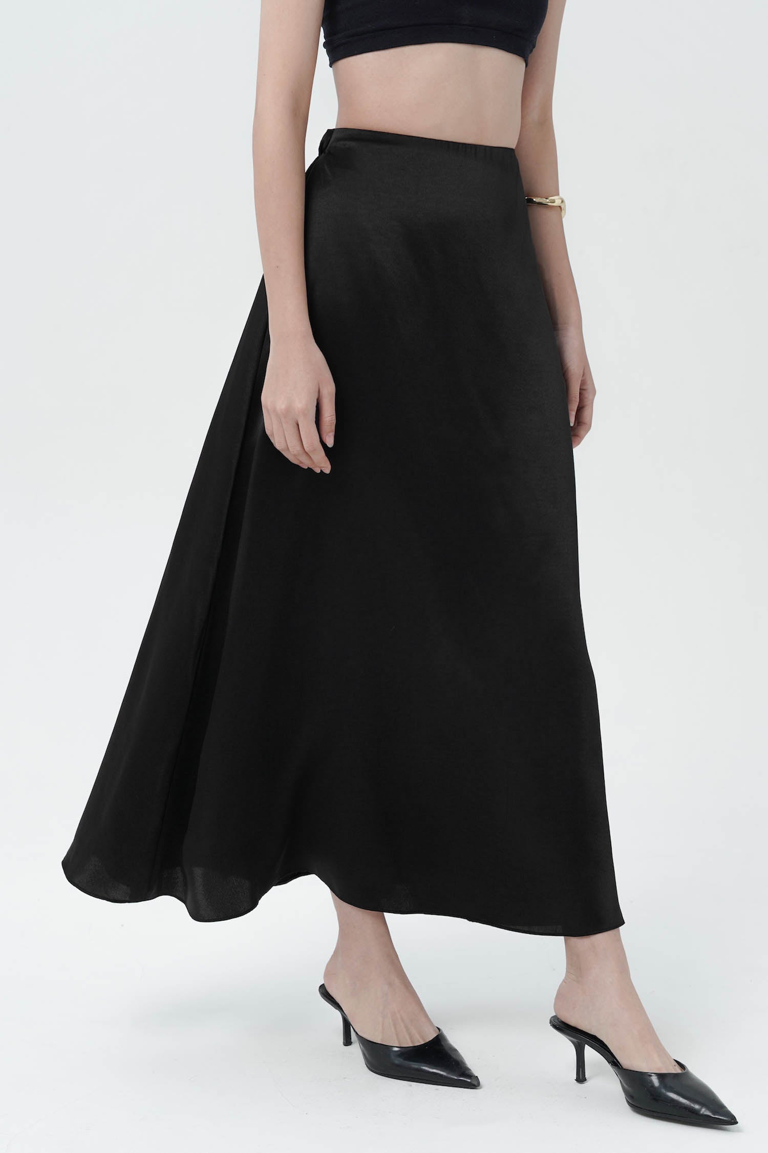 Bell Skirt In Black