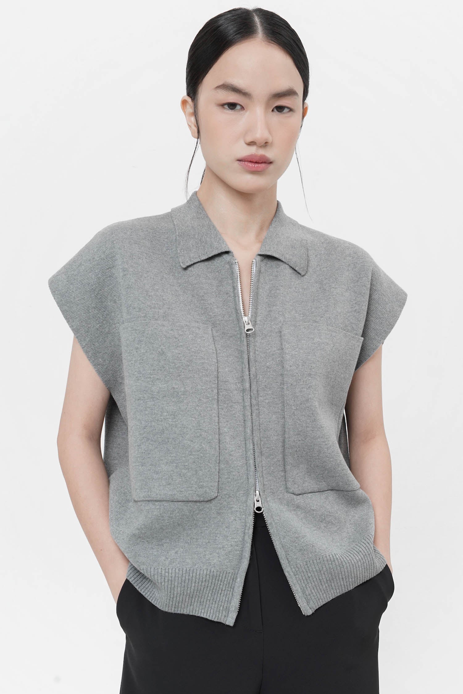 Guam Top In Grey