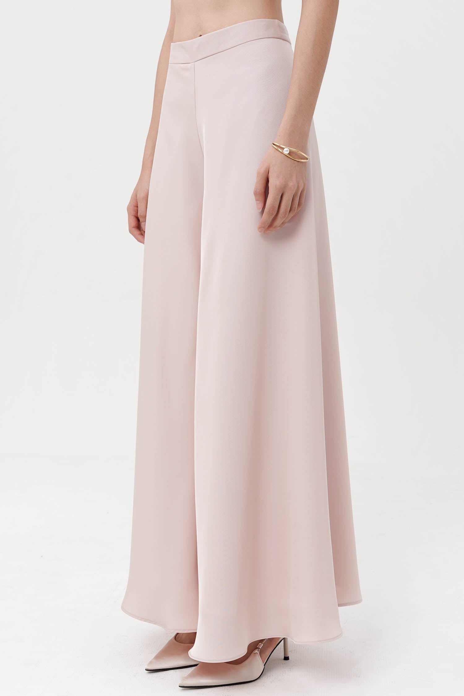 Ophira Flare Pants In Dusty Pink