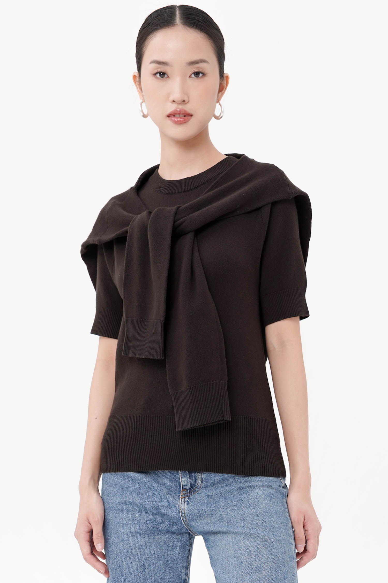 Neiti Two-Piece Top In Espresso