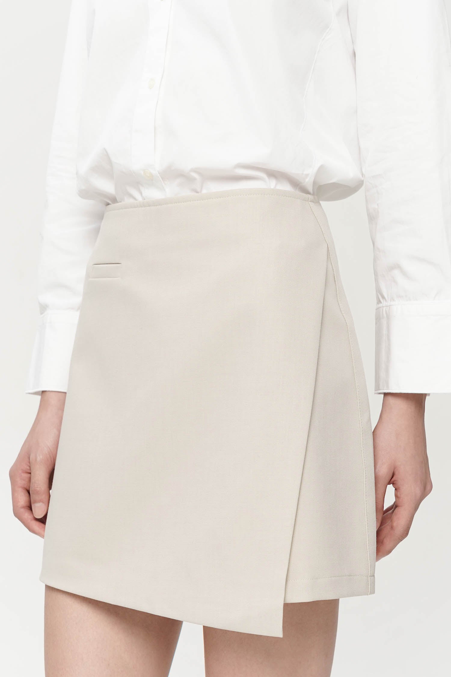 Dorris Mini Skort In Almond