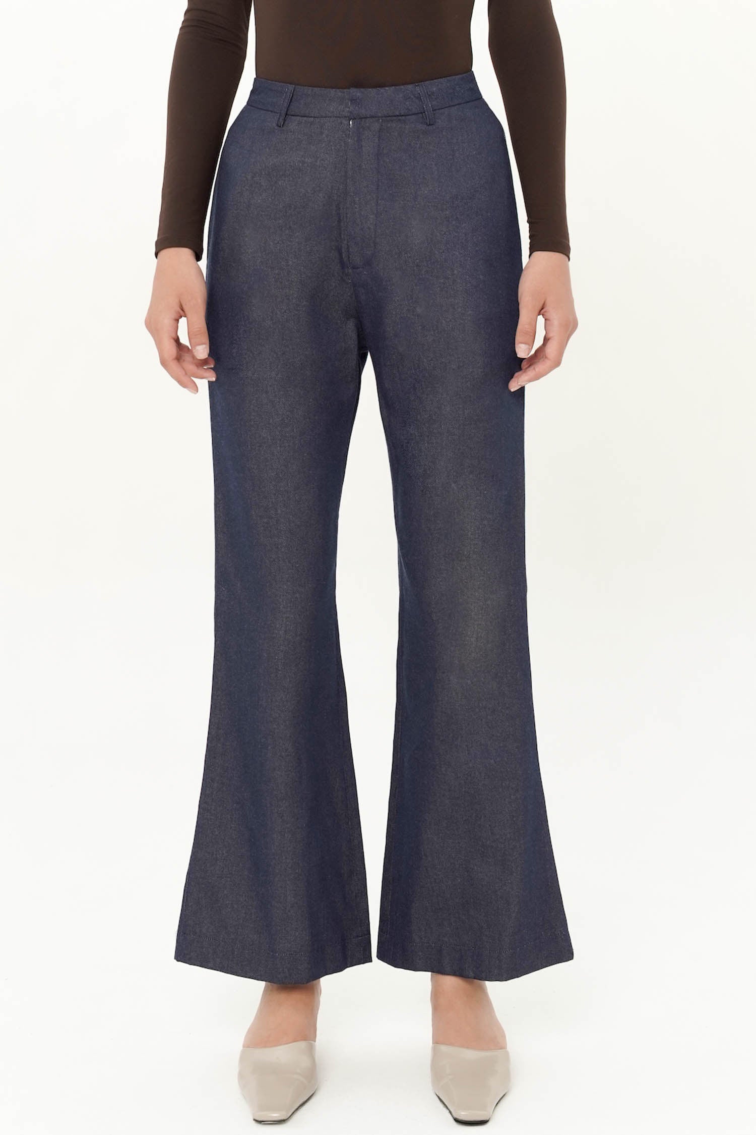 Mercer Tailored Trousers In Denim