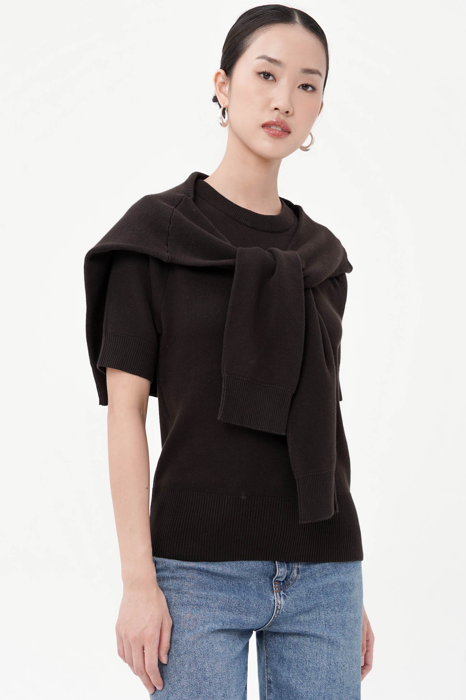 Neiti Two-Piece Top In Espresso