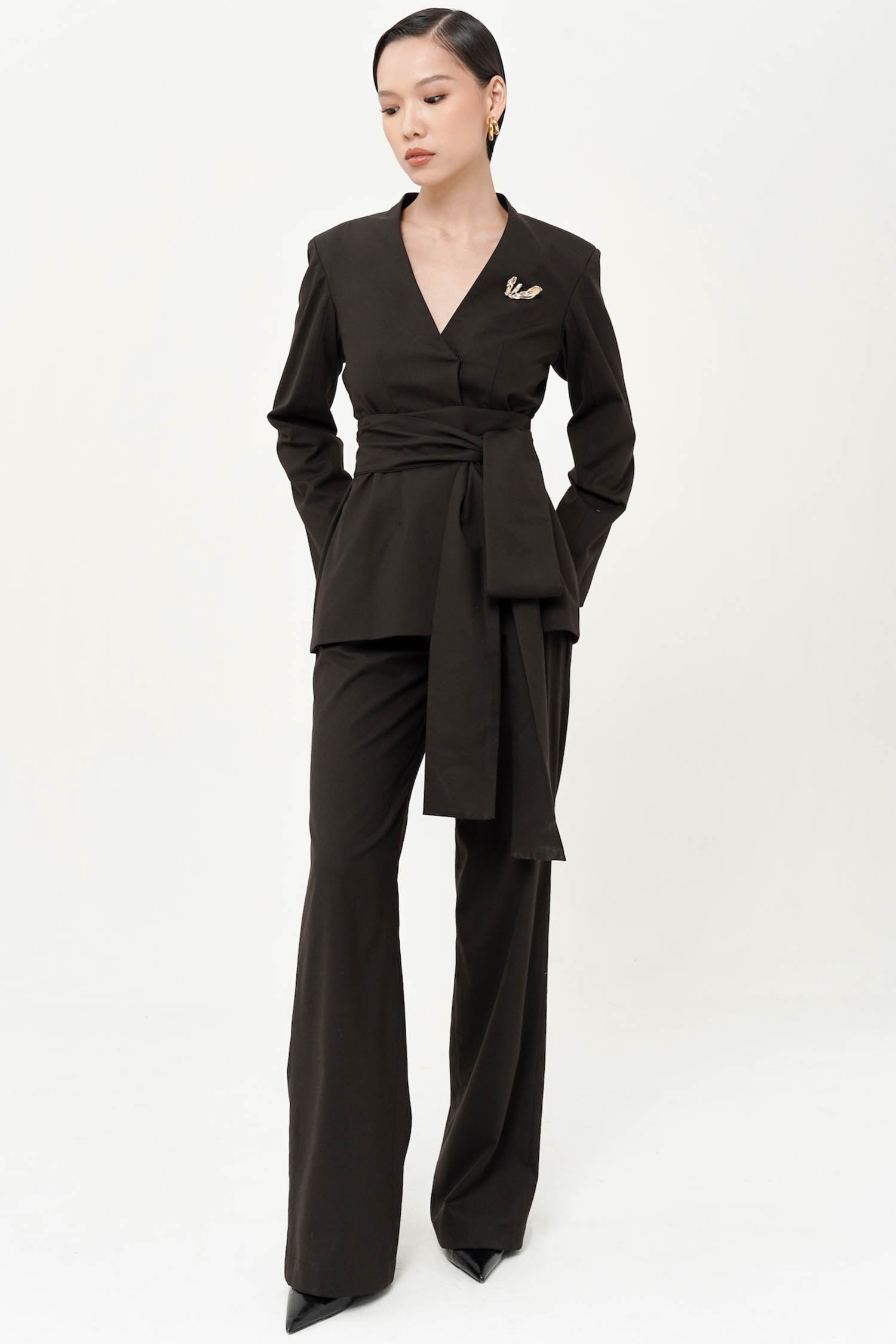 Montre Pants In Dark Brown