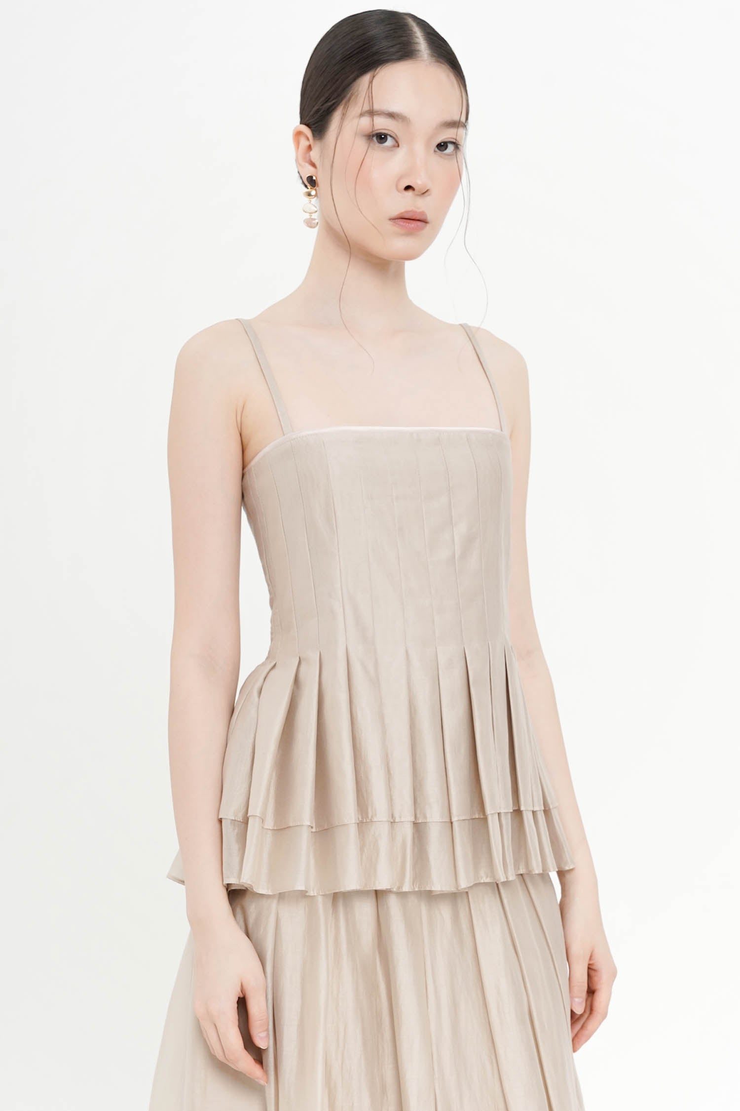 Lotus Top in Champagne