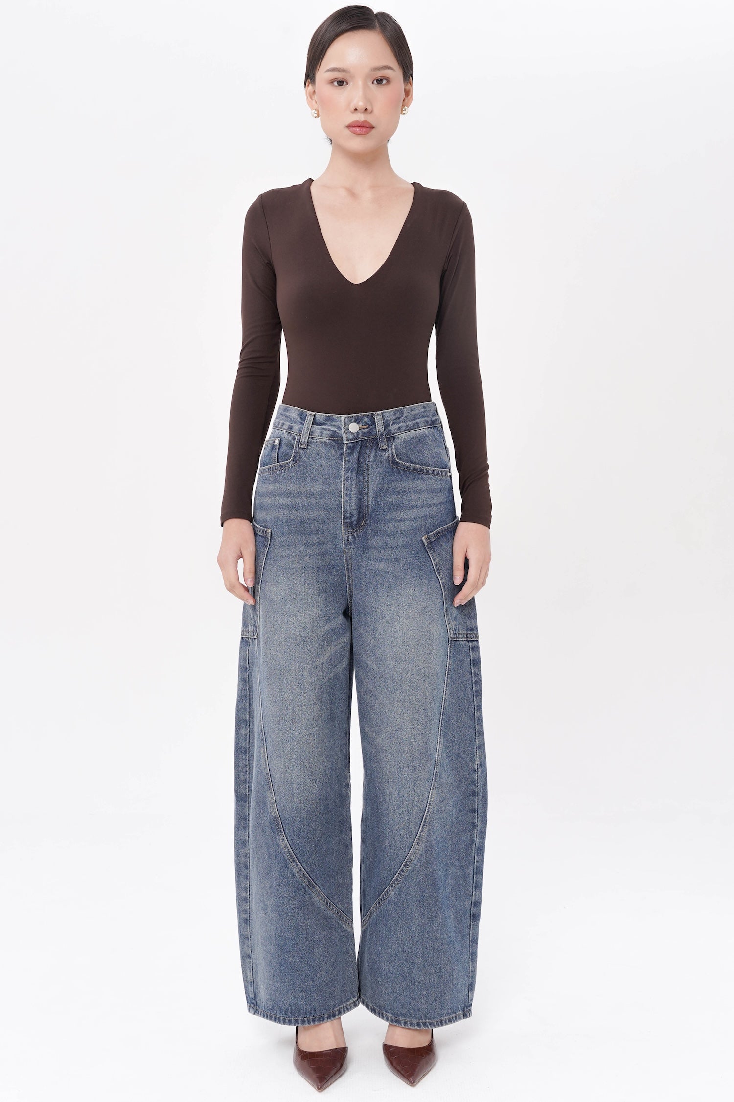 Easton Barrel Jeans In Blue