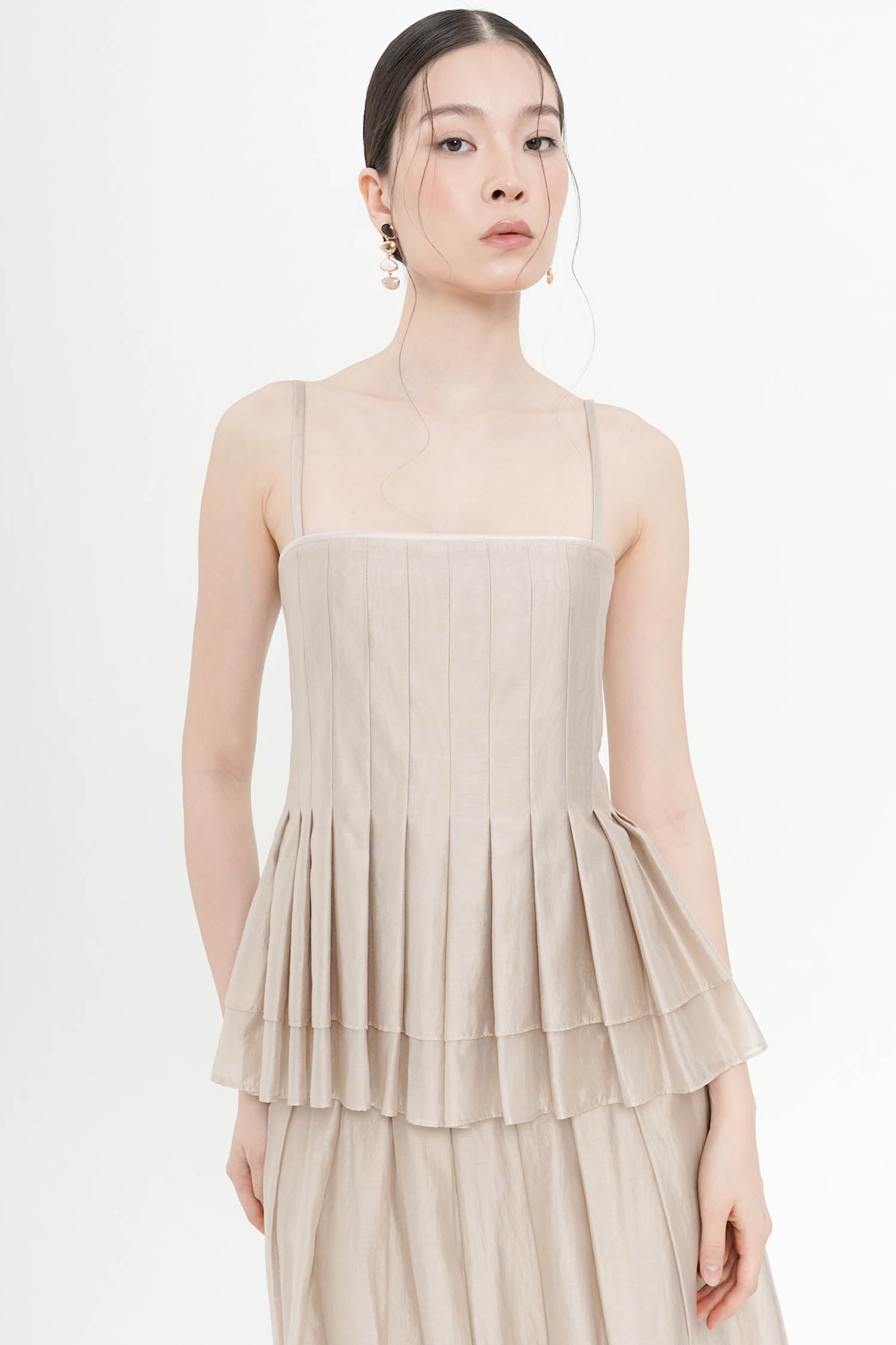 Lotus Top in Champagne