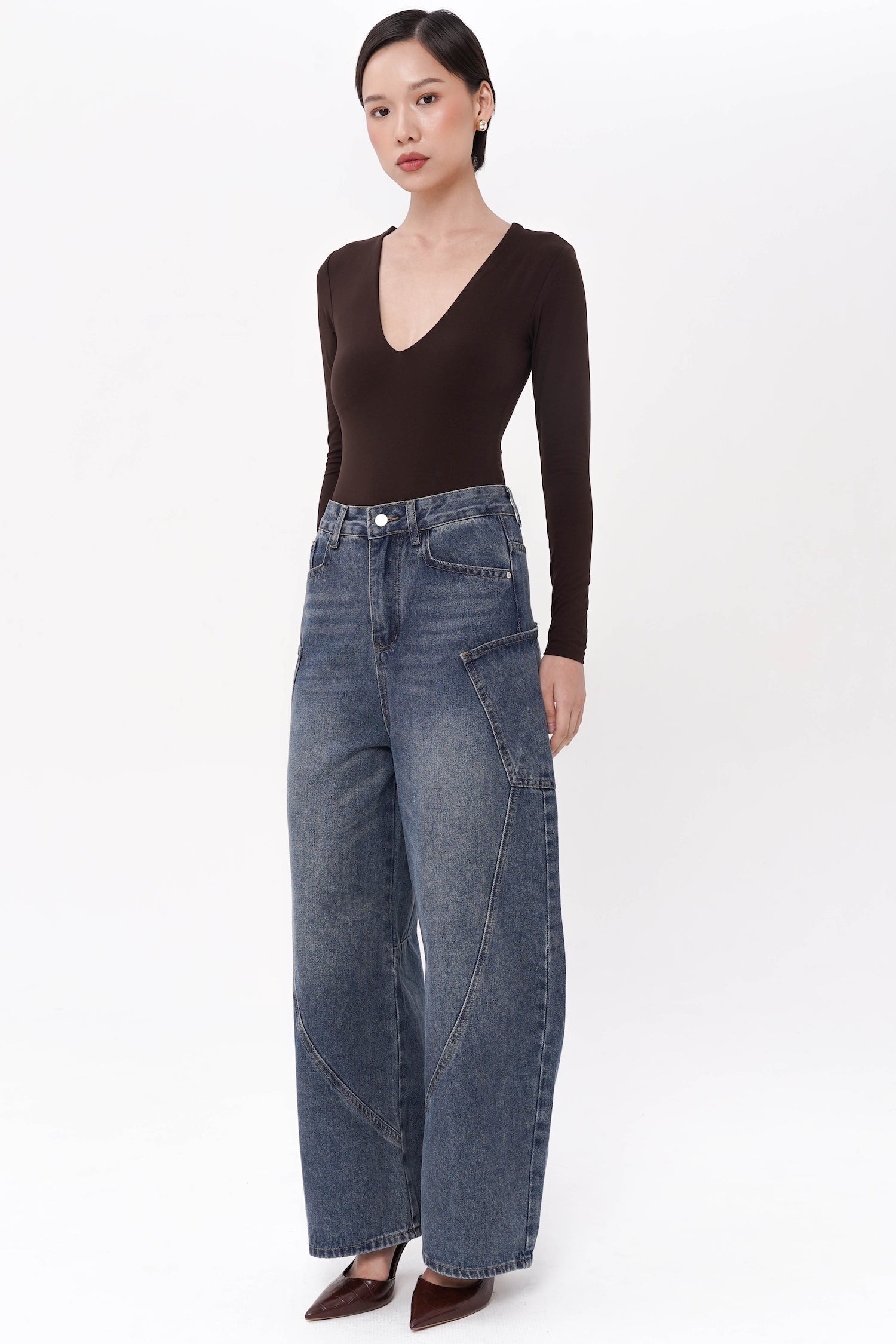 Easton Barrel Jeans In Blue