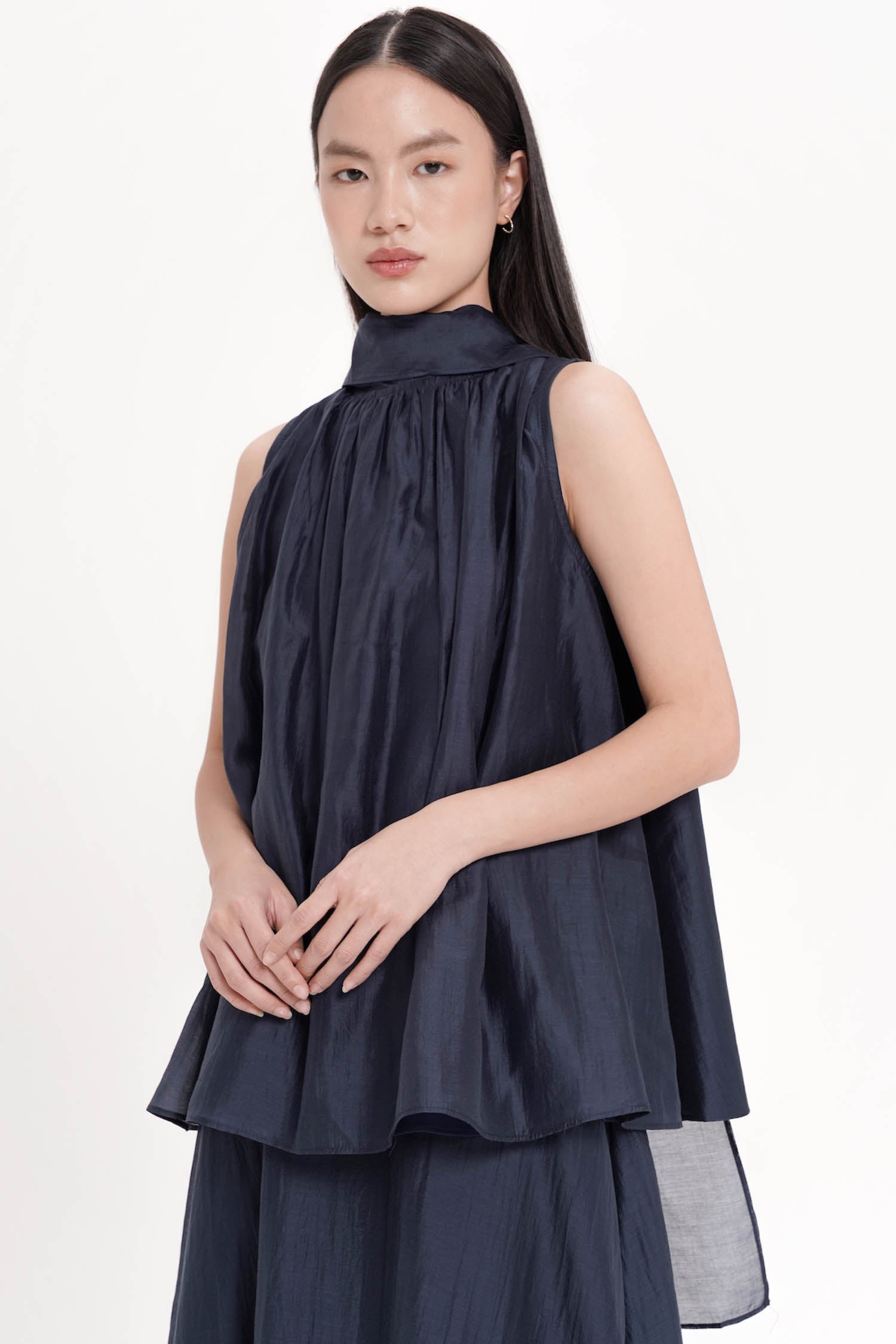 Beaufort Loose Top In Navy