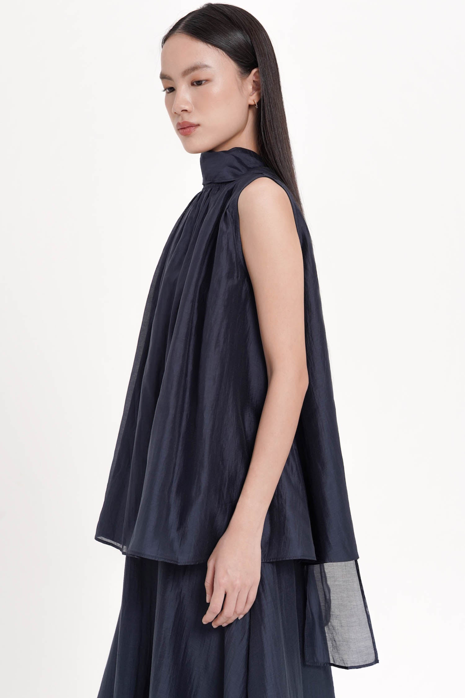 Beaufort Loose Top In Navy