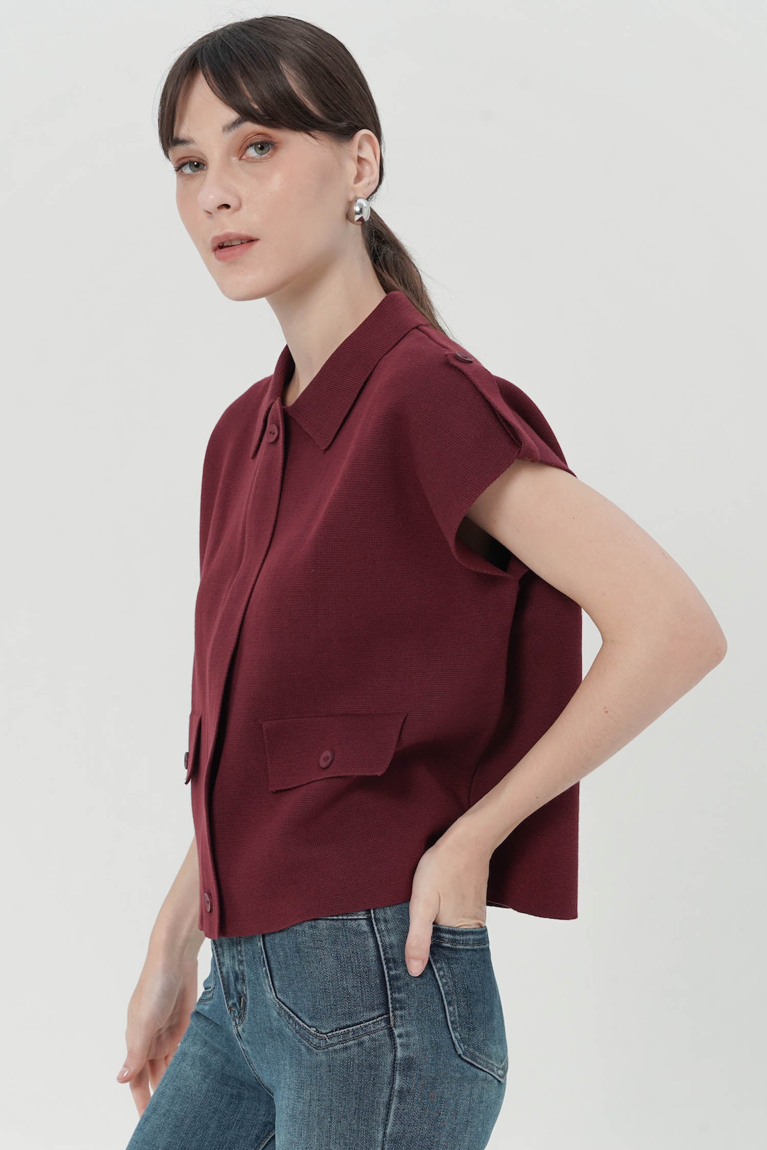 Fore Top In Maroon