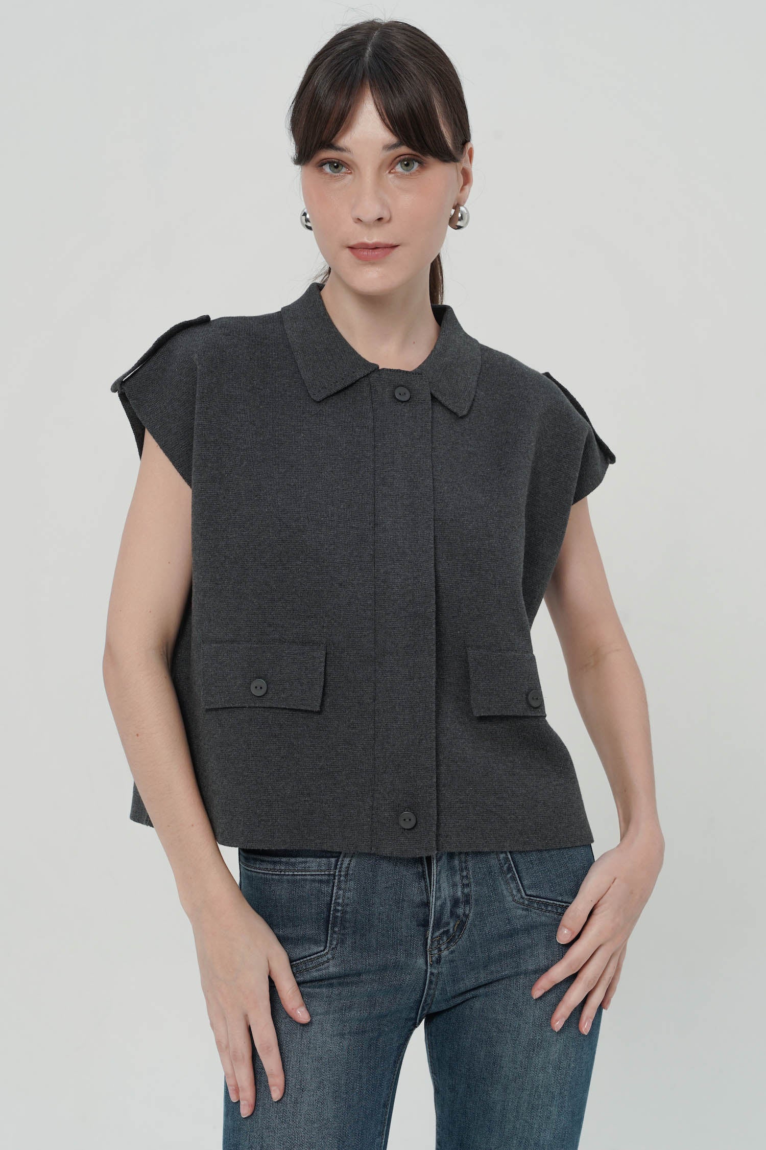 Fore Top In Dark Grey