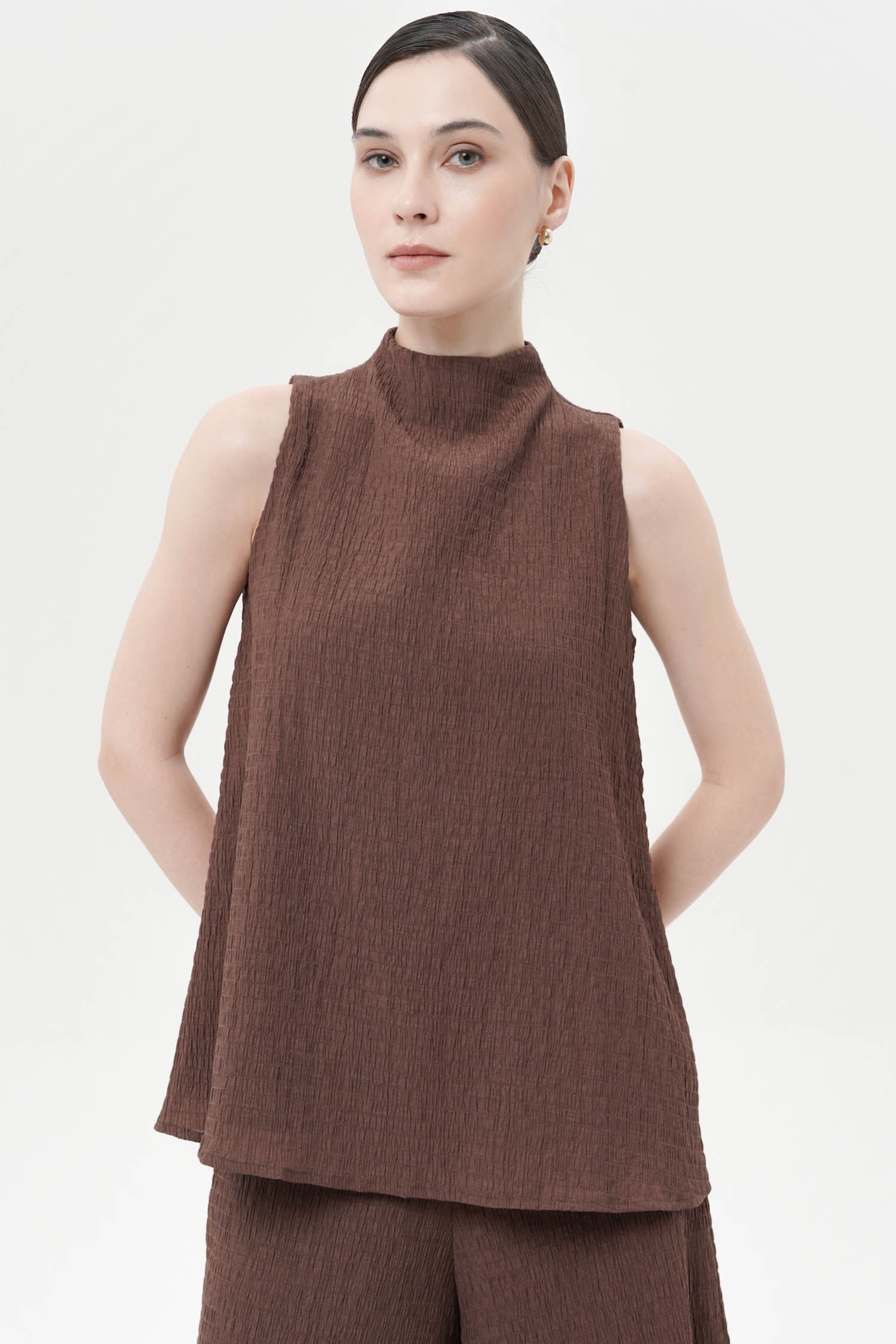 Santina Blouse In Espresso