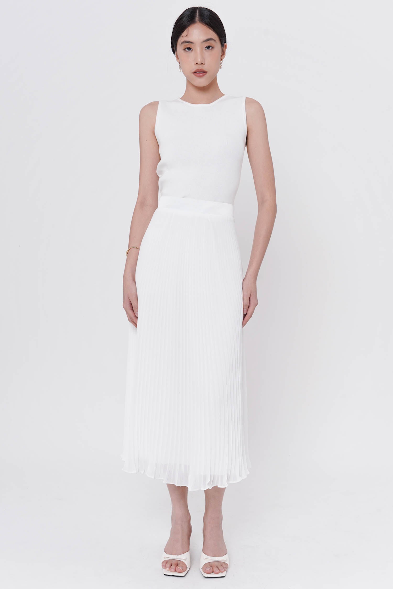 Solene Skirt White