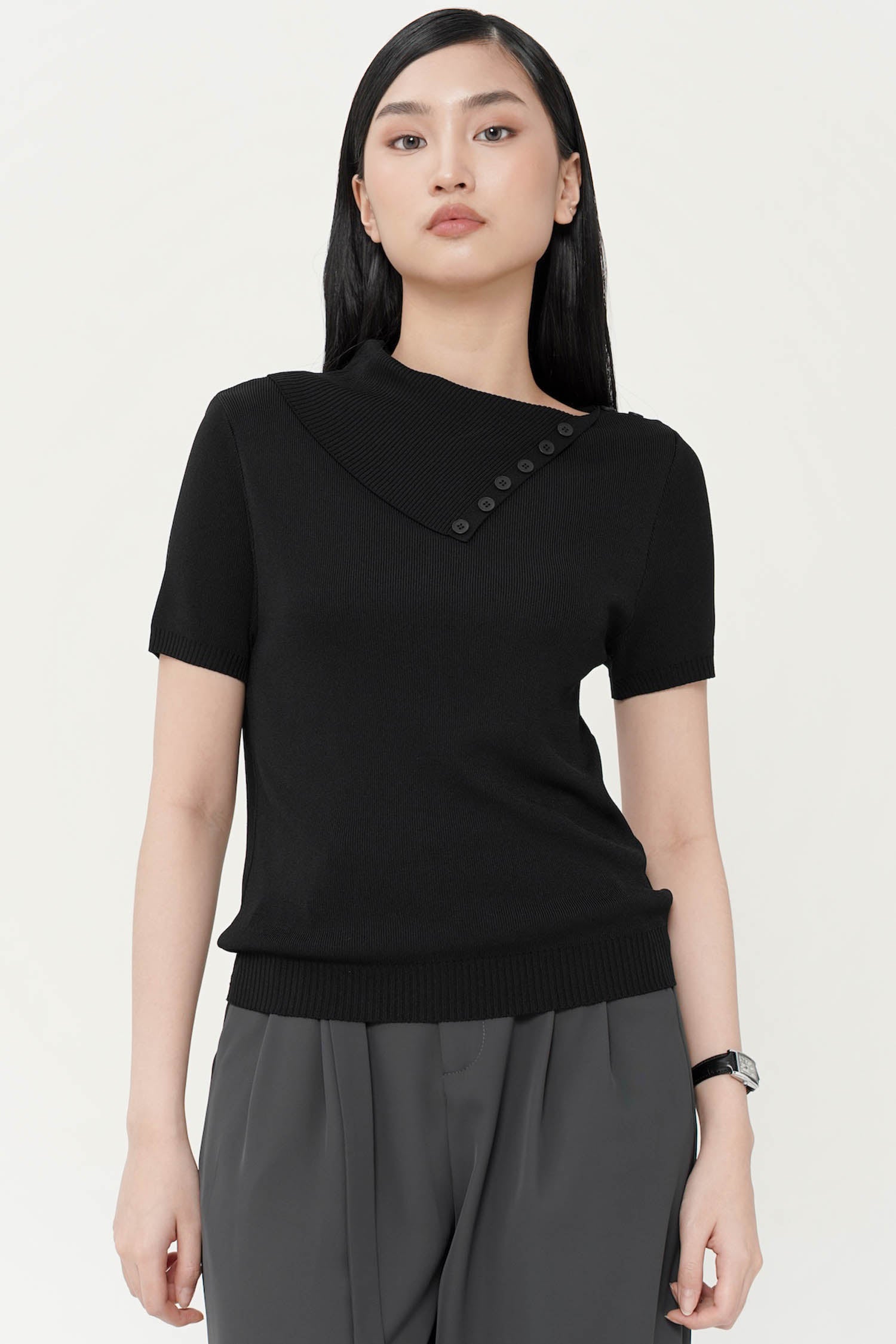 Daley Top in Black