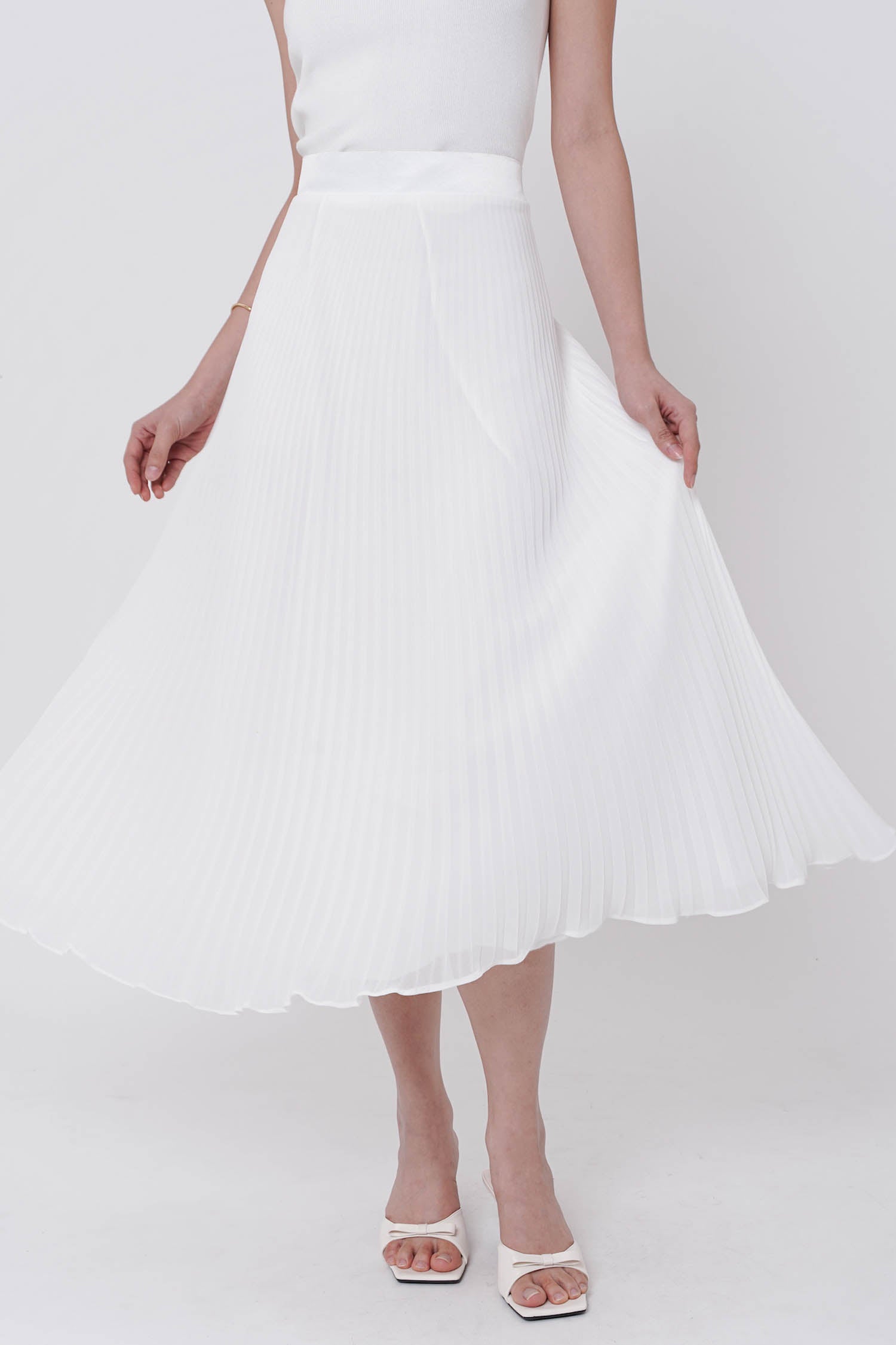 Solene Skirt White