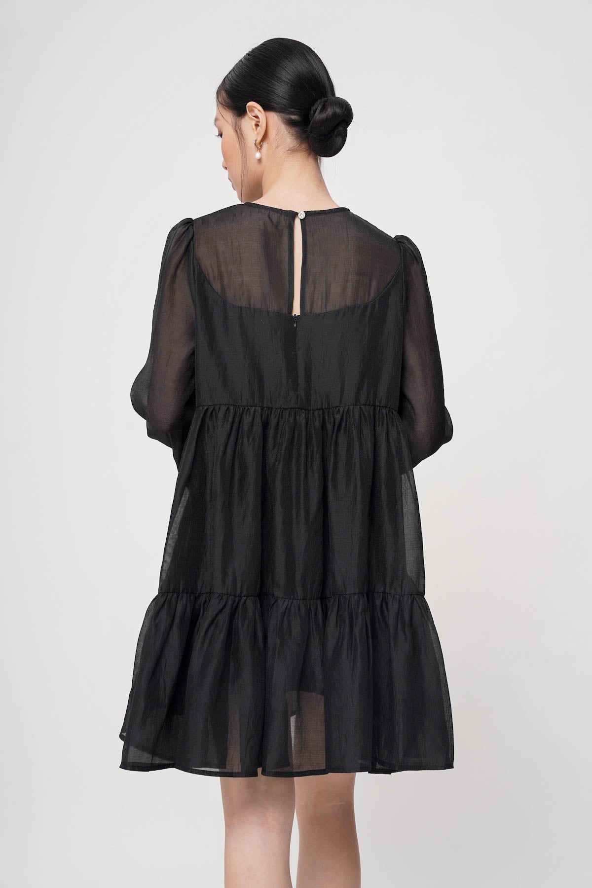 Adalene Mini Dress In Black (LAST PIECE)