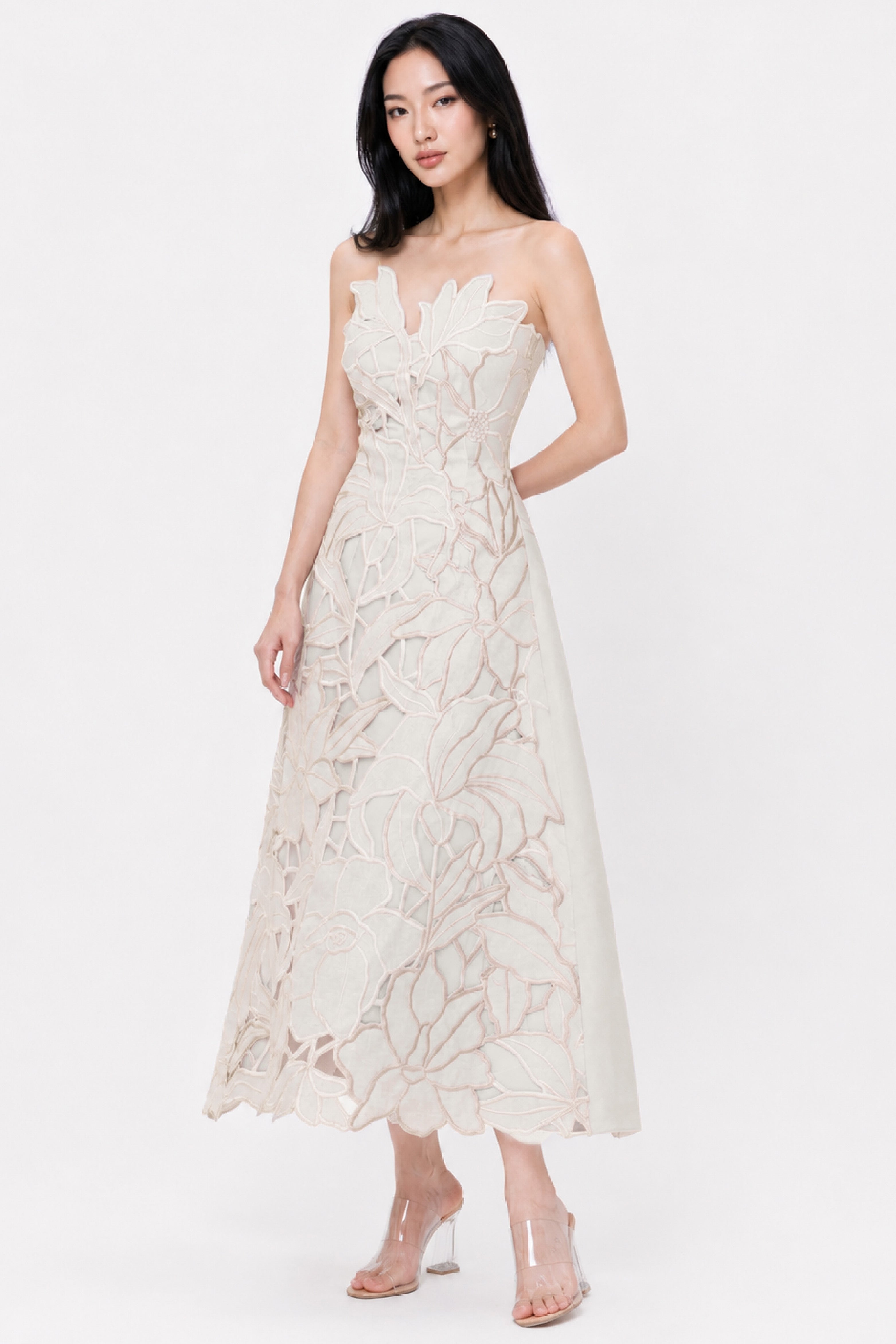 Claudy Dress In Nude