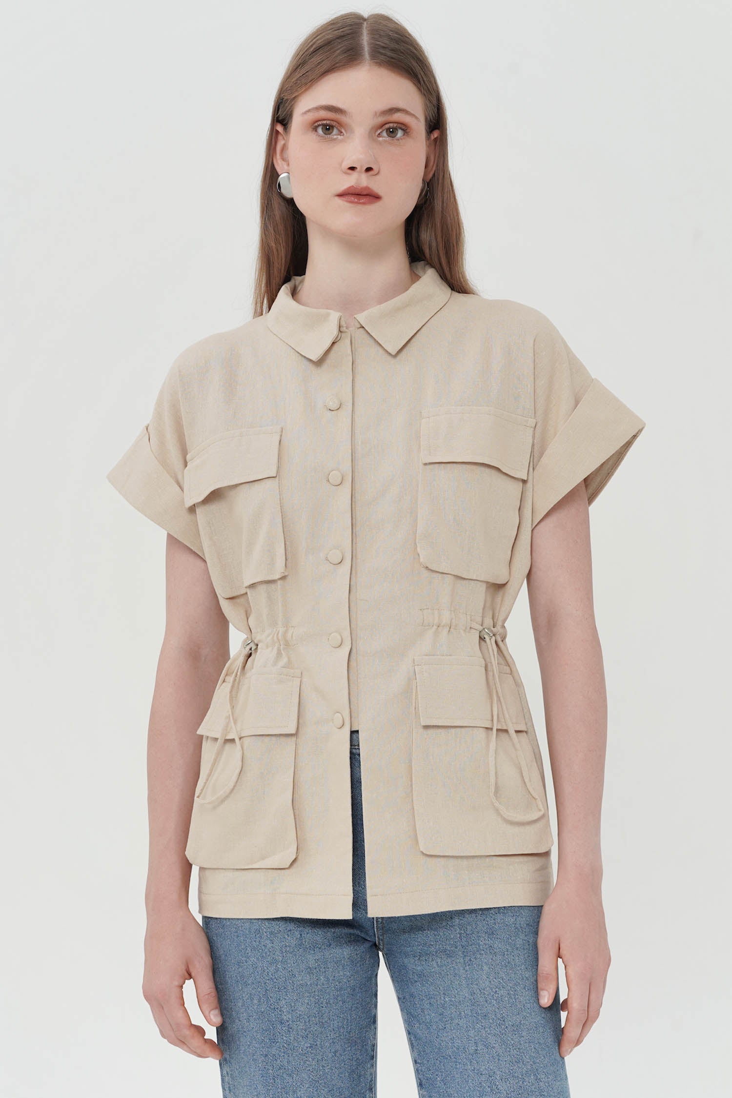 Xowie Top In Khaki