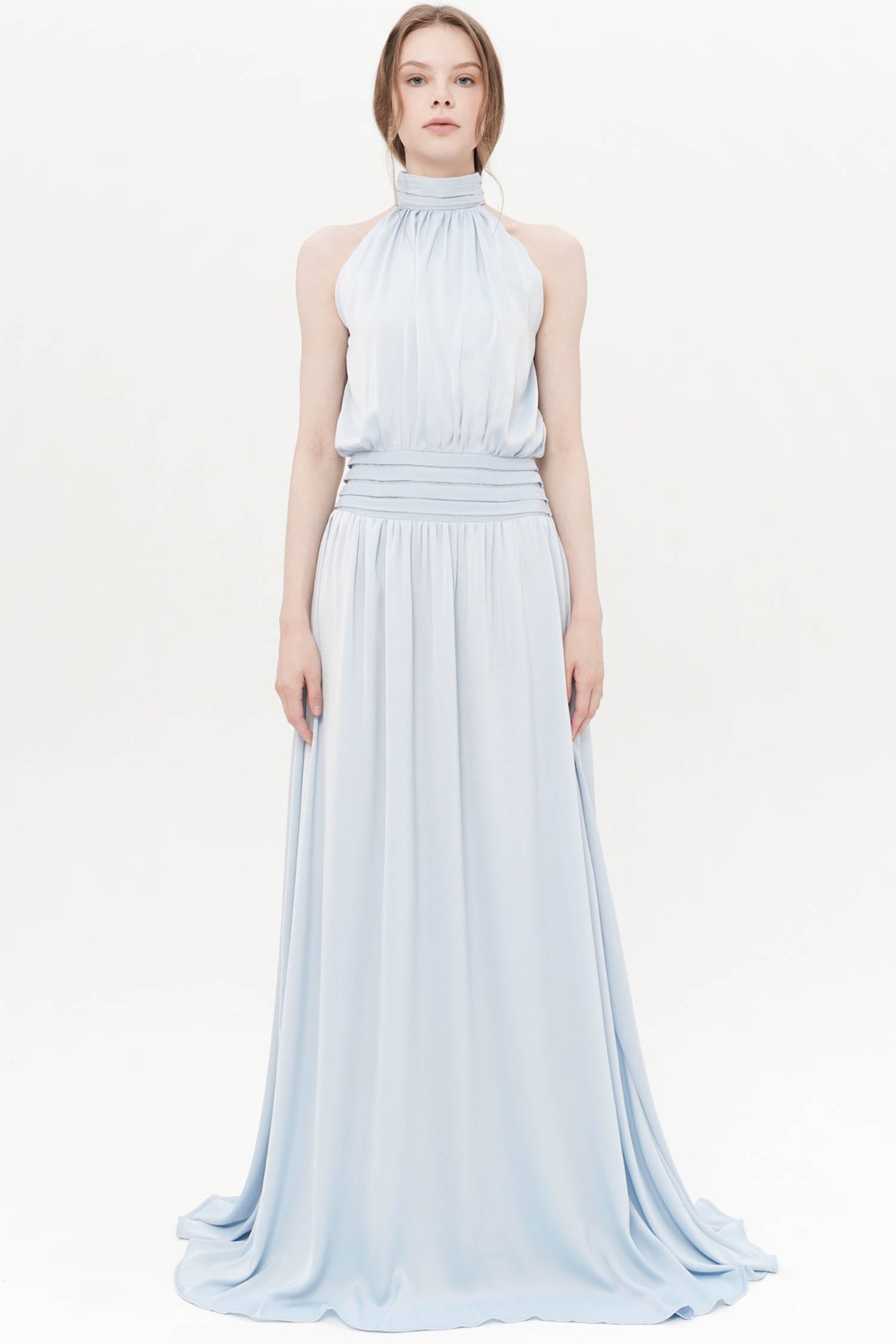 Audrey Maxi Dress in Sky Blue