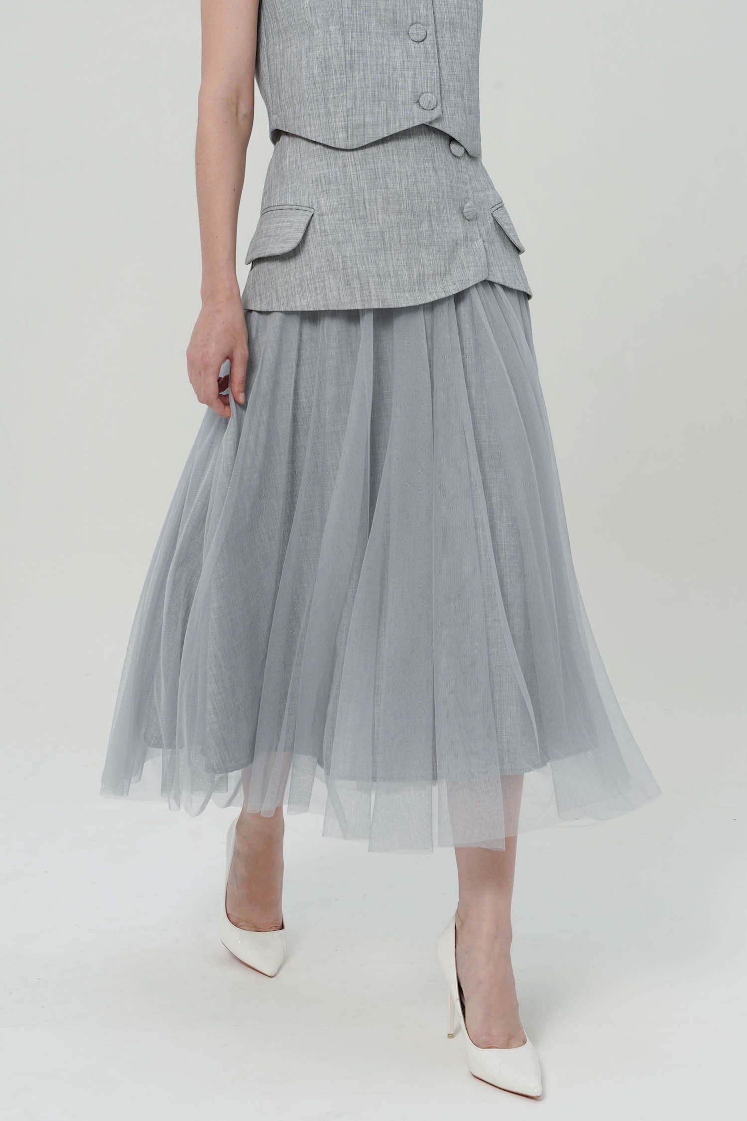 Jiva Skirt In Grey