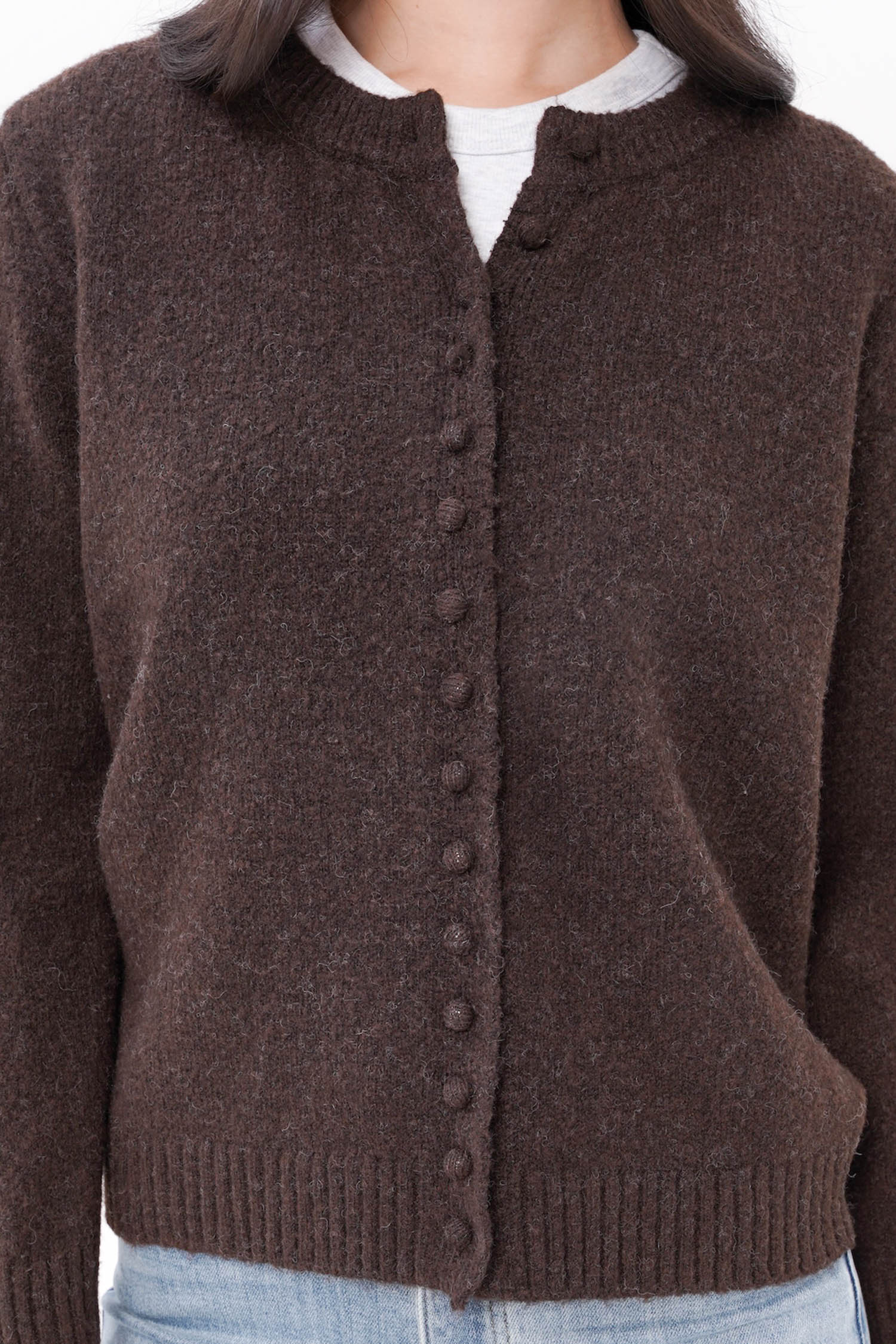 Raina Cardigan In Espresso