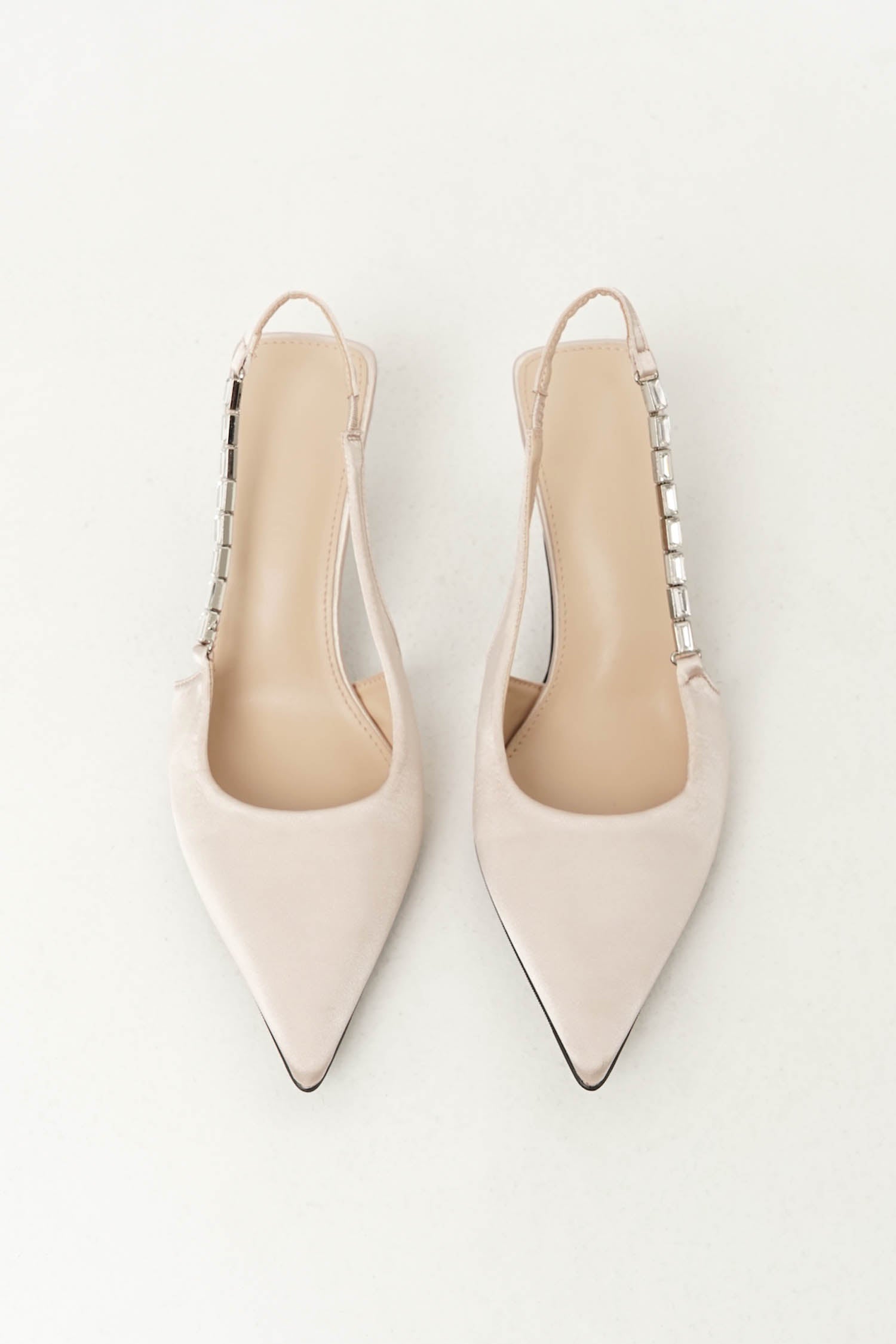 Anine Slingback Pumps in Champagne