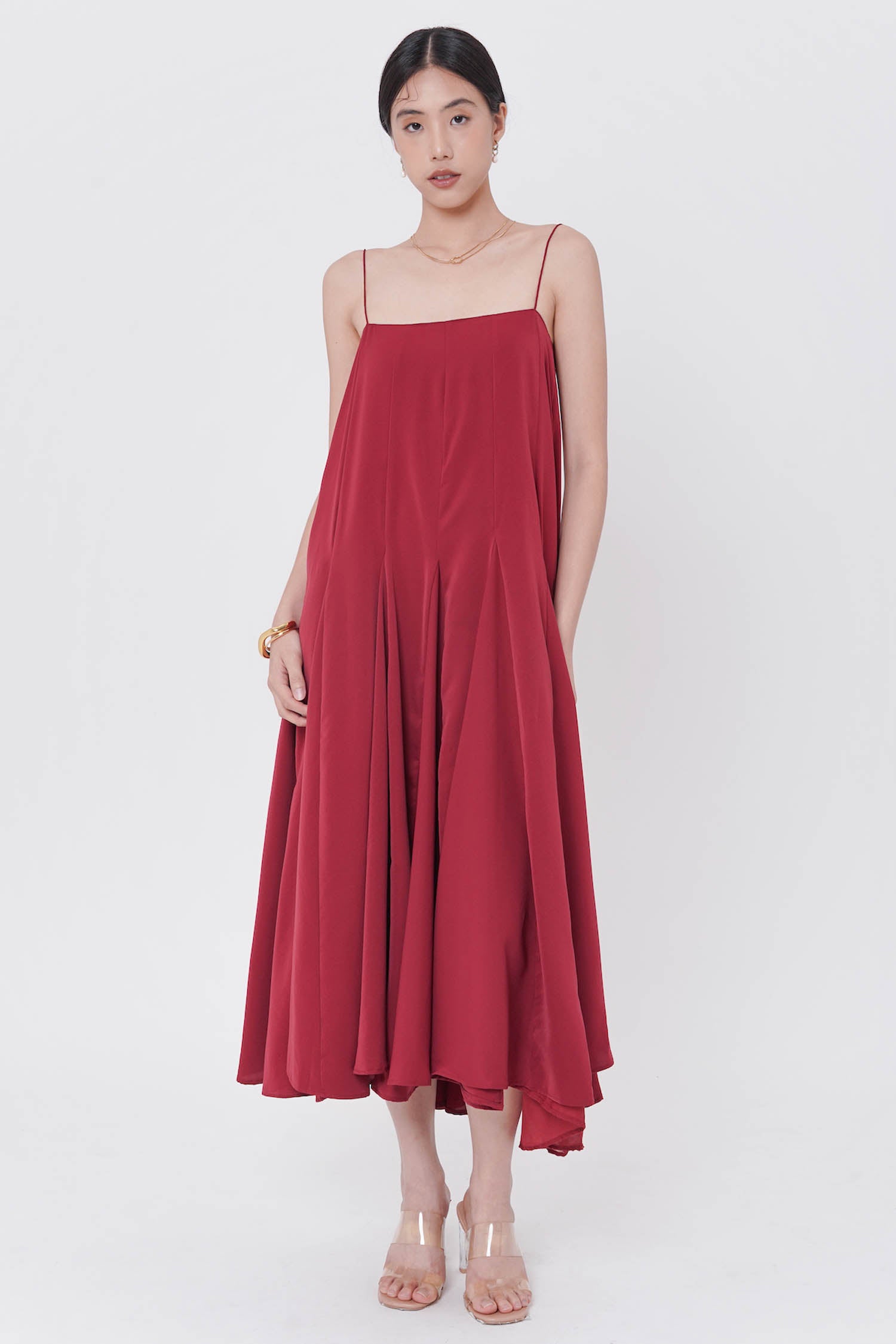 Celia Dress In Wine