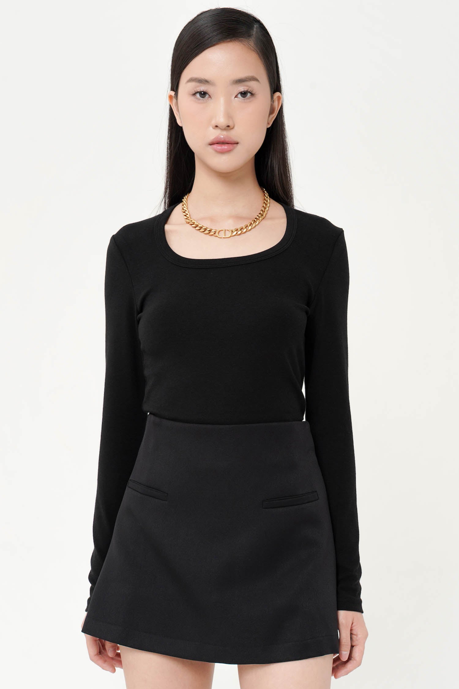 Sigis Mini Skort In Black