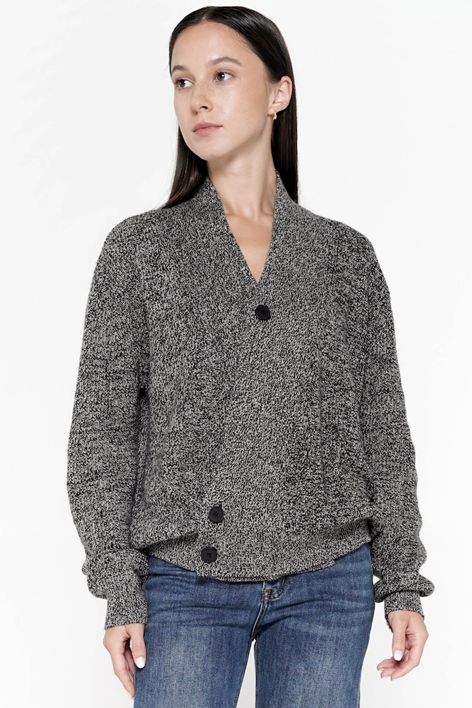 Mouret Oversized Sweater In Grey