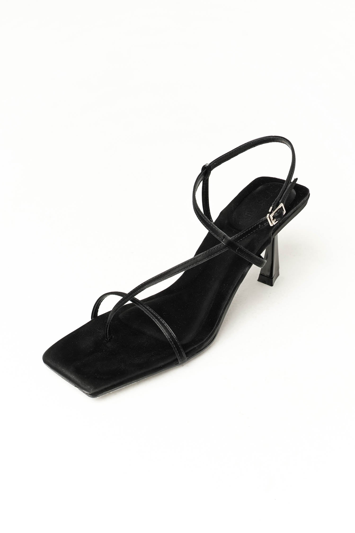 Twinna Heeled Sandal In Black
