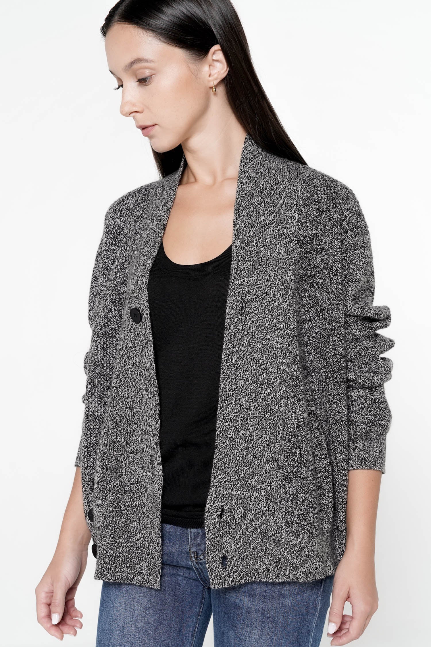 Mouret Oversized Sweater In Grey