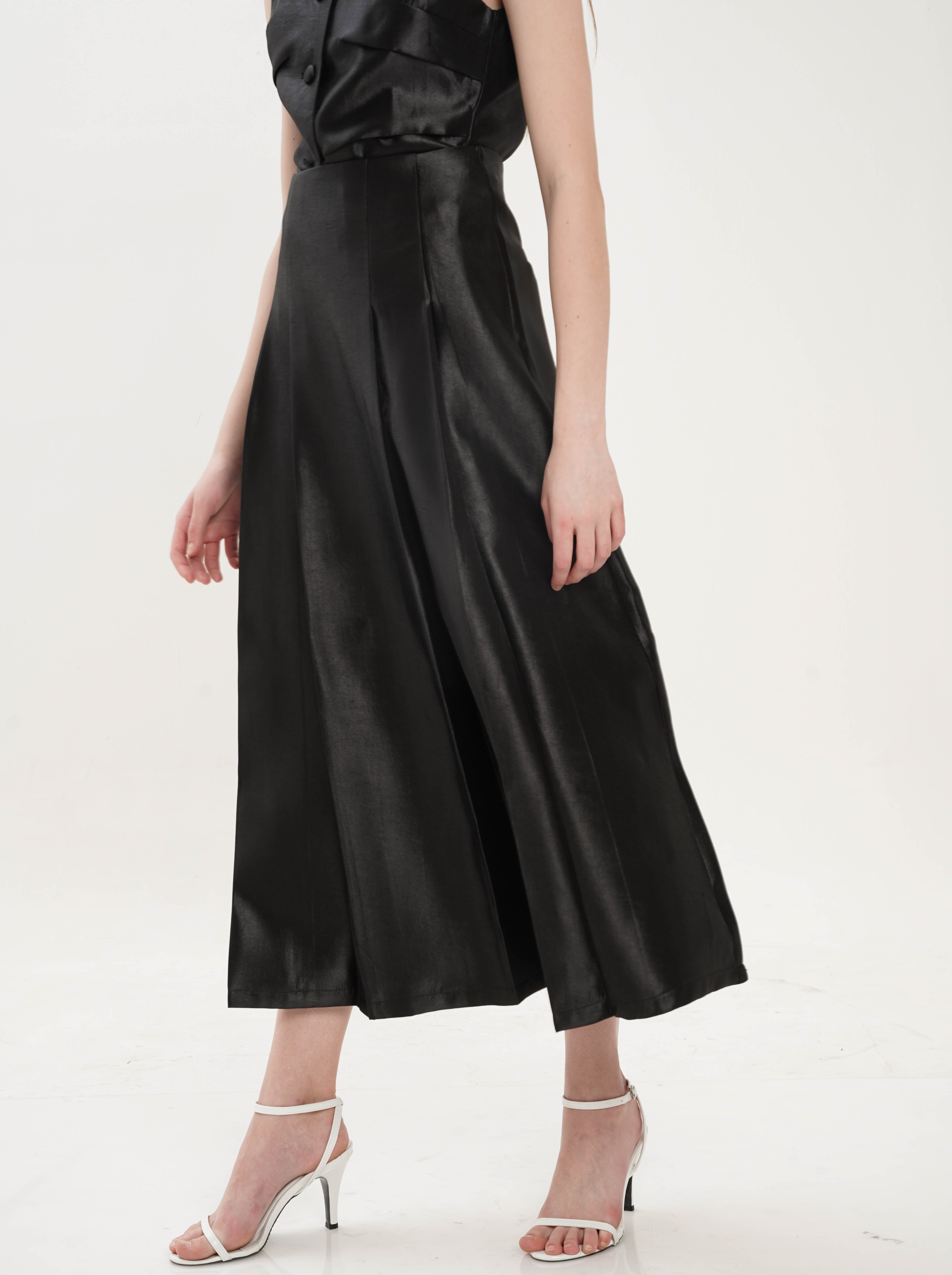Lunox Midi Skirt In Black
