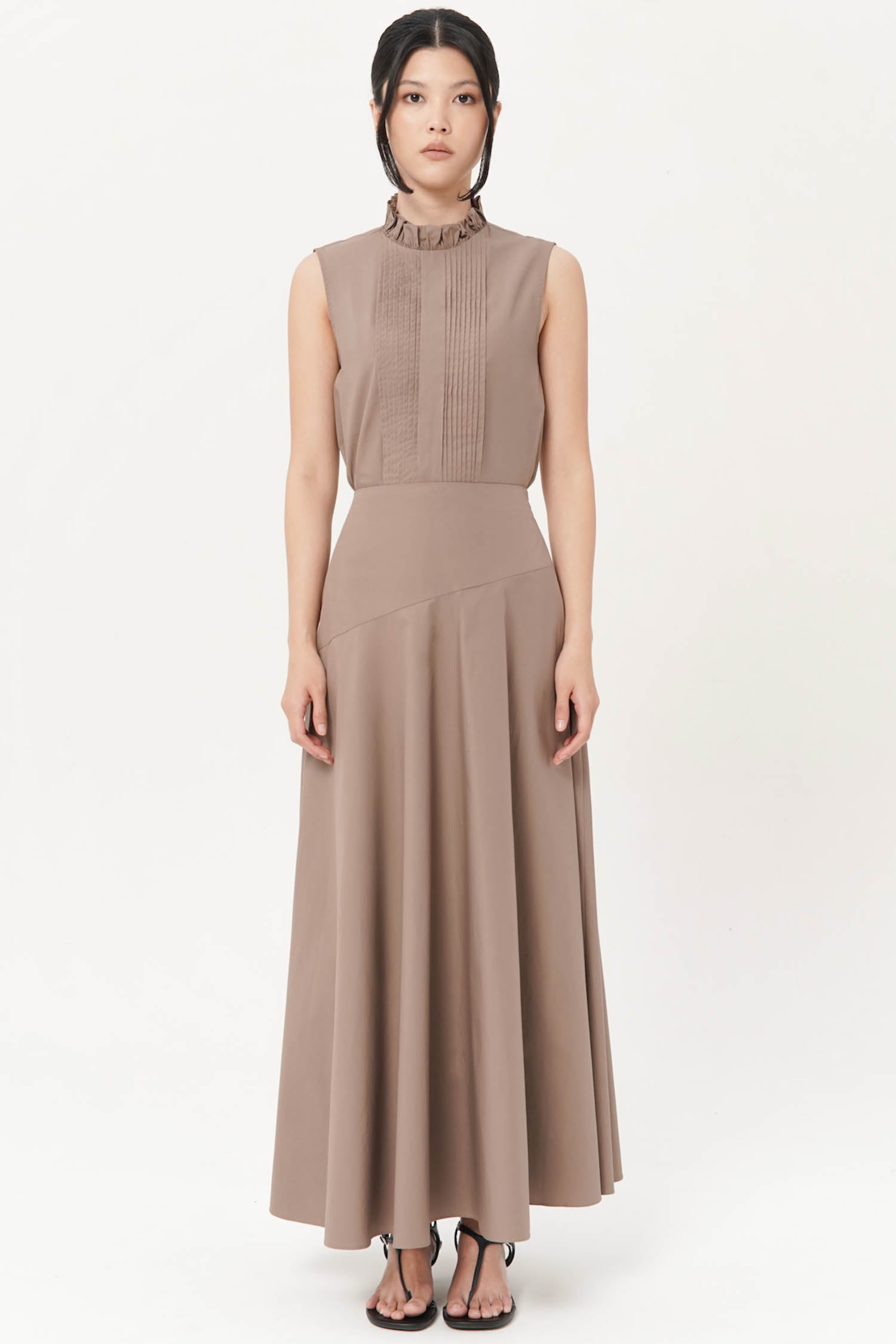 Noma Midi Skirt In Taupe