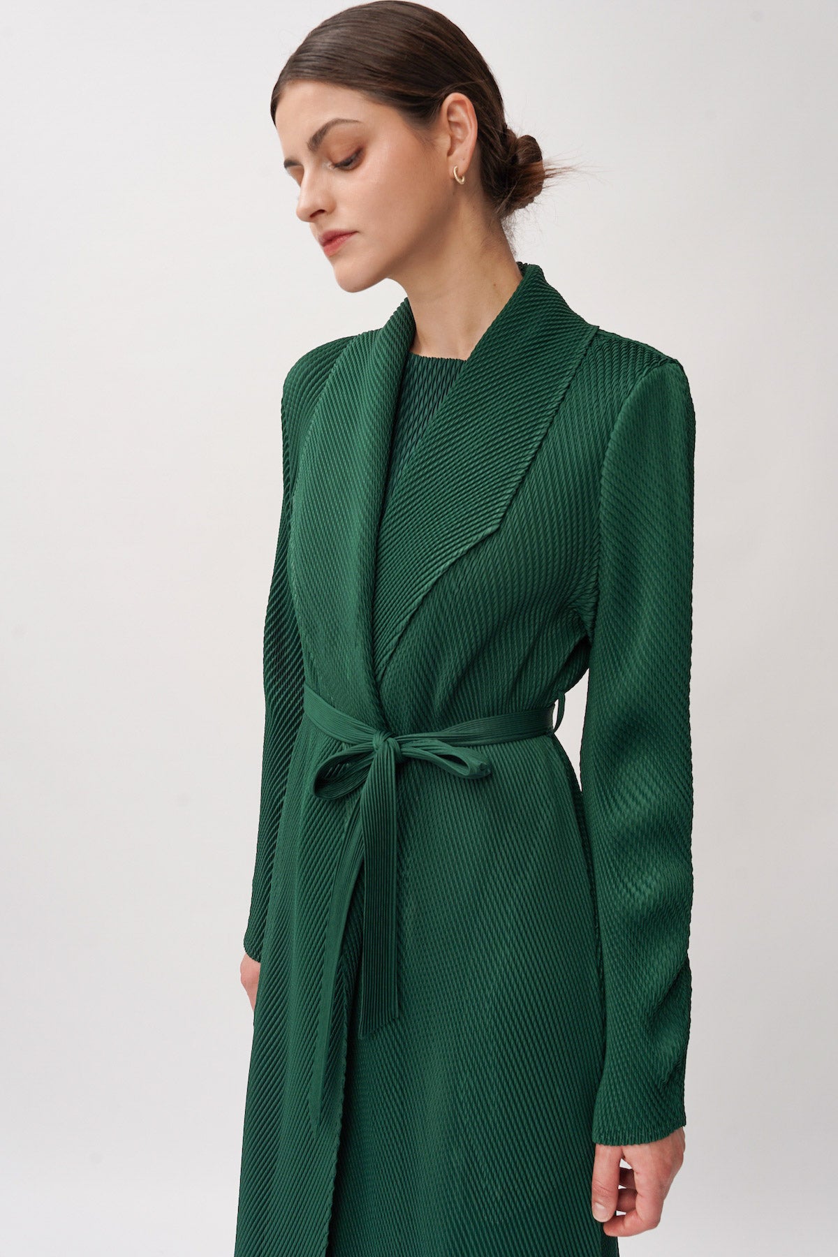 Caleta Pleats Outer In Forest Green