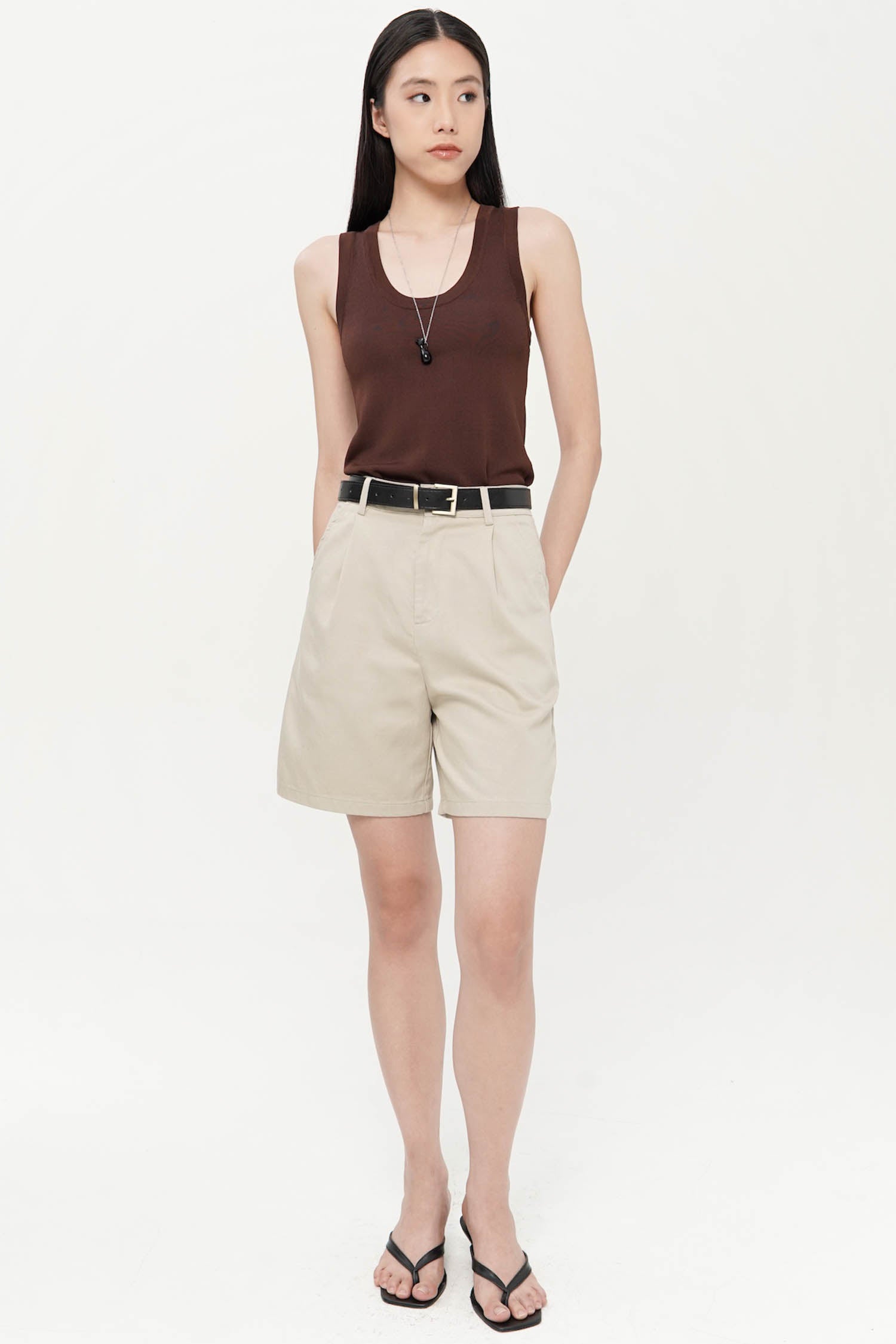 Tatiana Bermuda Shorts In Apricot