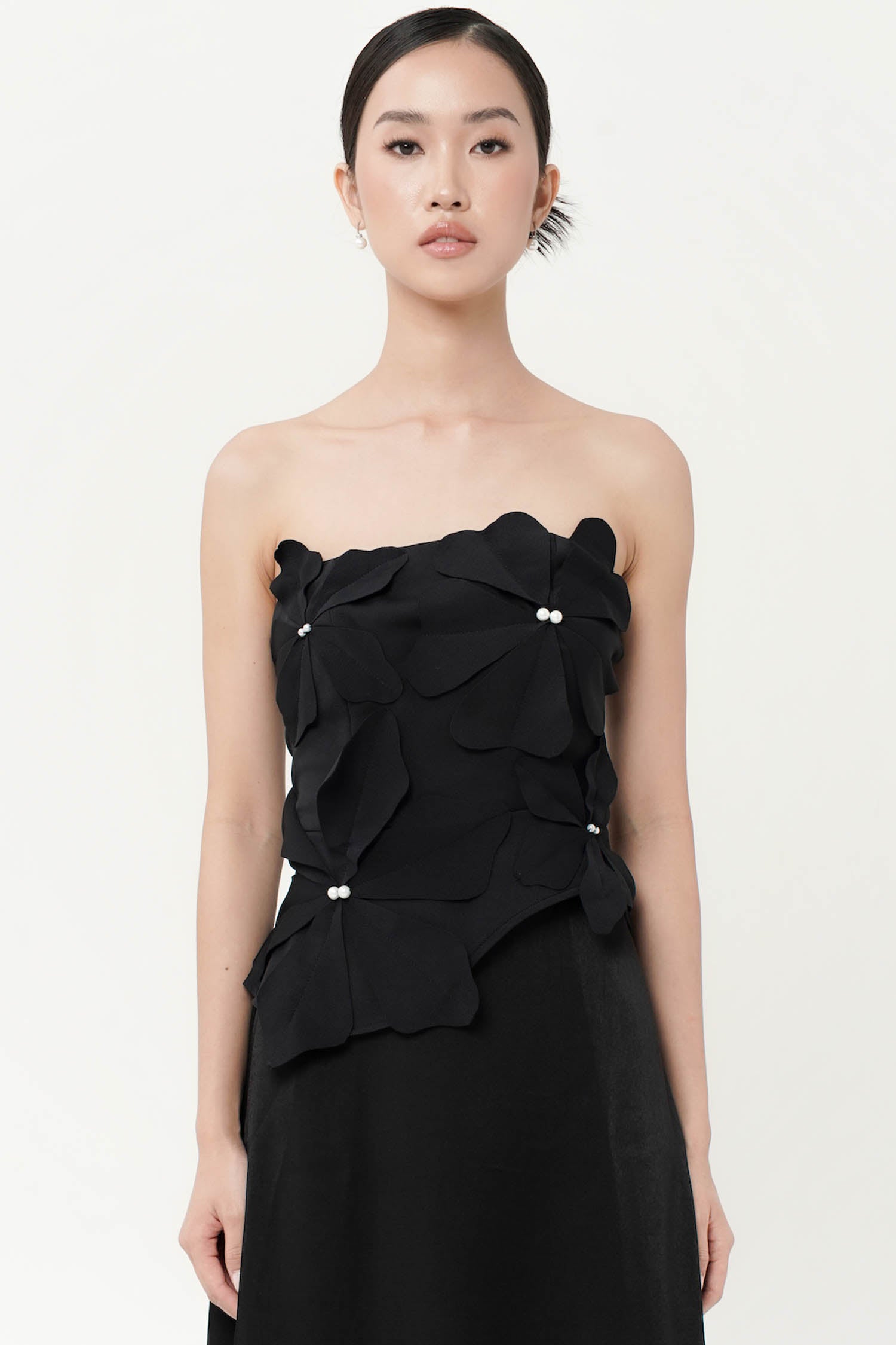 Cattleya Top in Black