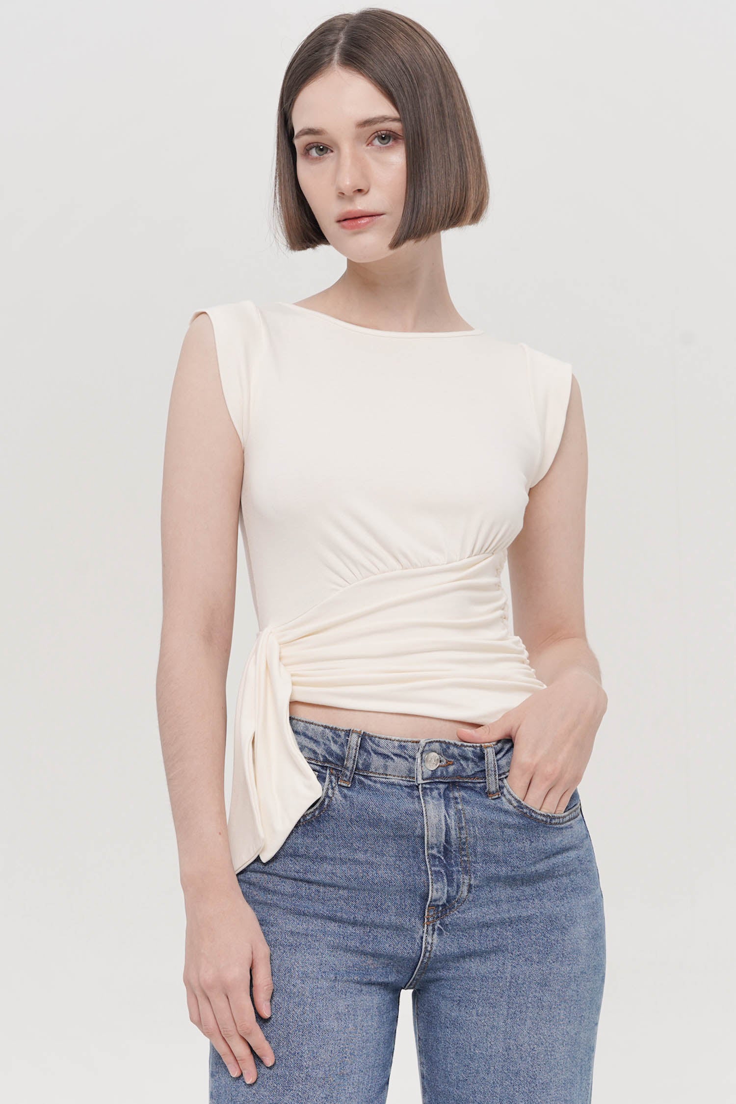 Caleb Top In Ivory