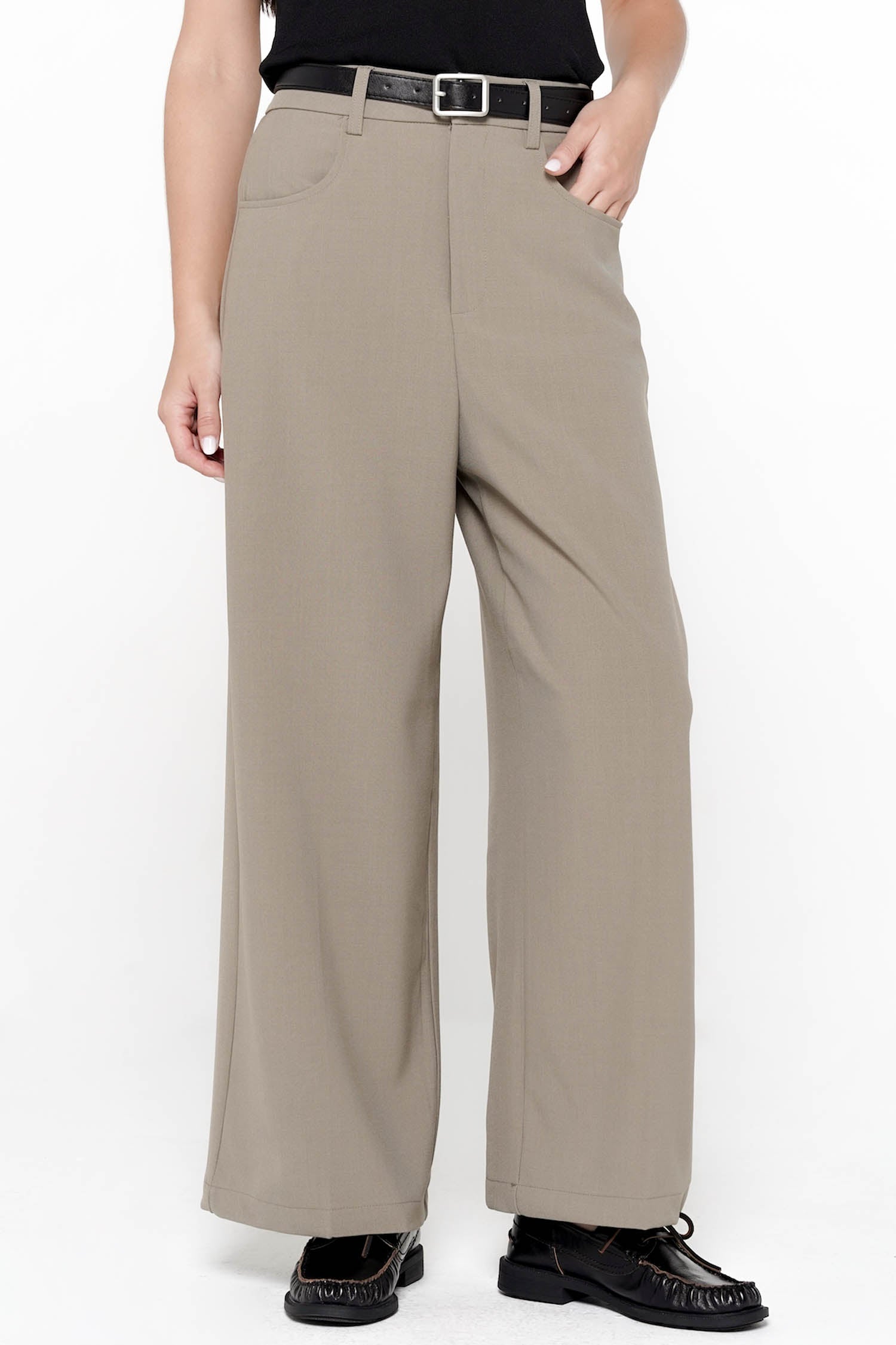 Matilda Trouser In Khaki (LAST PIECES)